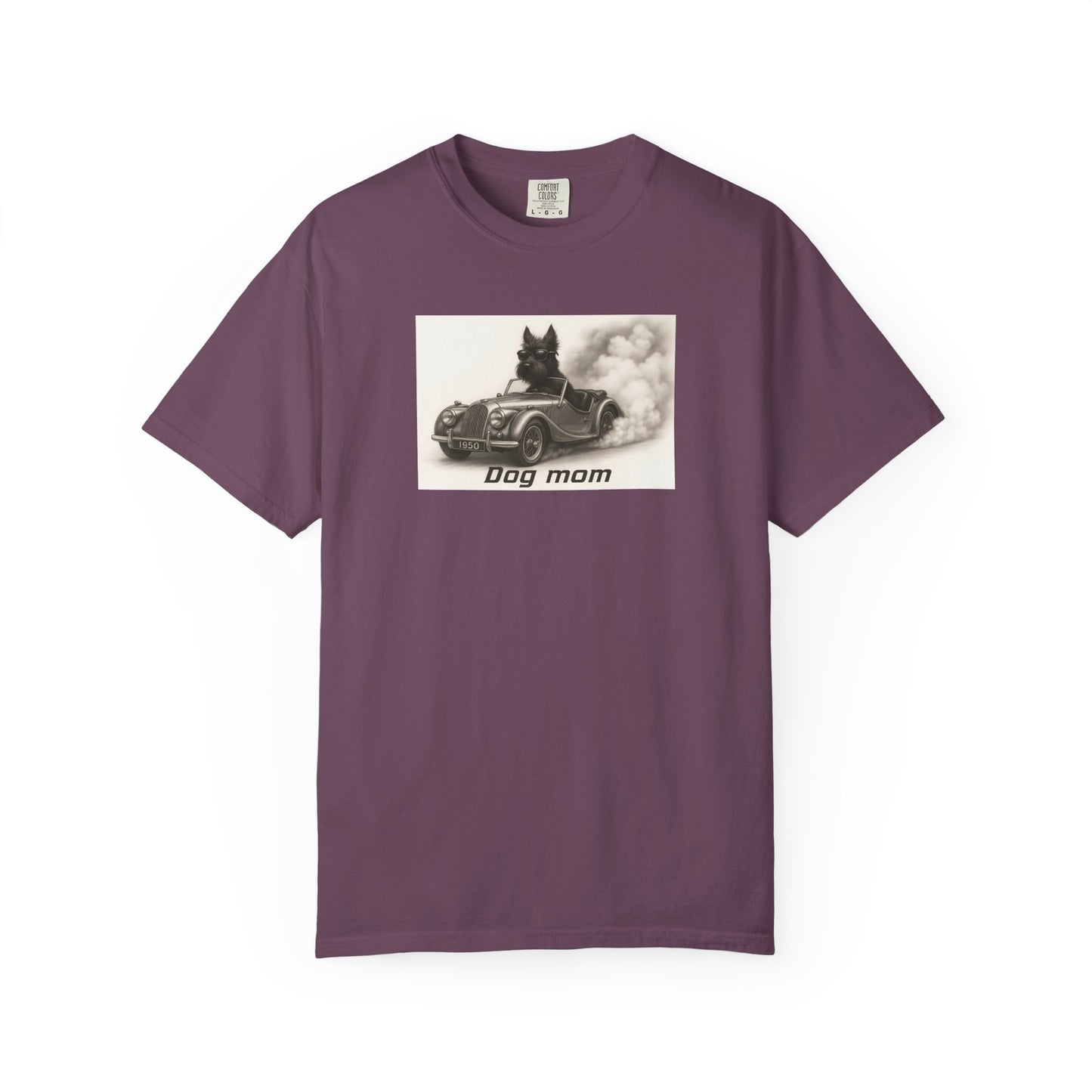 Dog Mom - Scottish Terrier - “Cool Dogs in Cool Cars” T-Shirt Collection