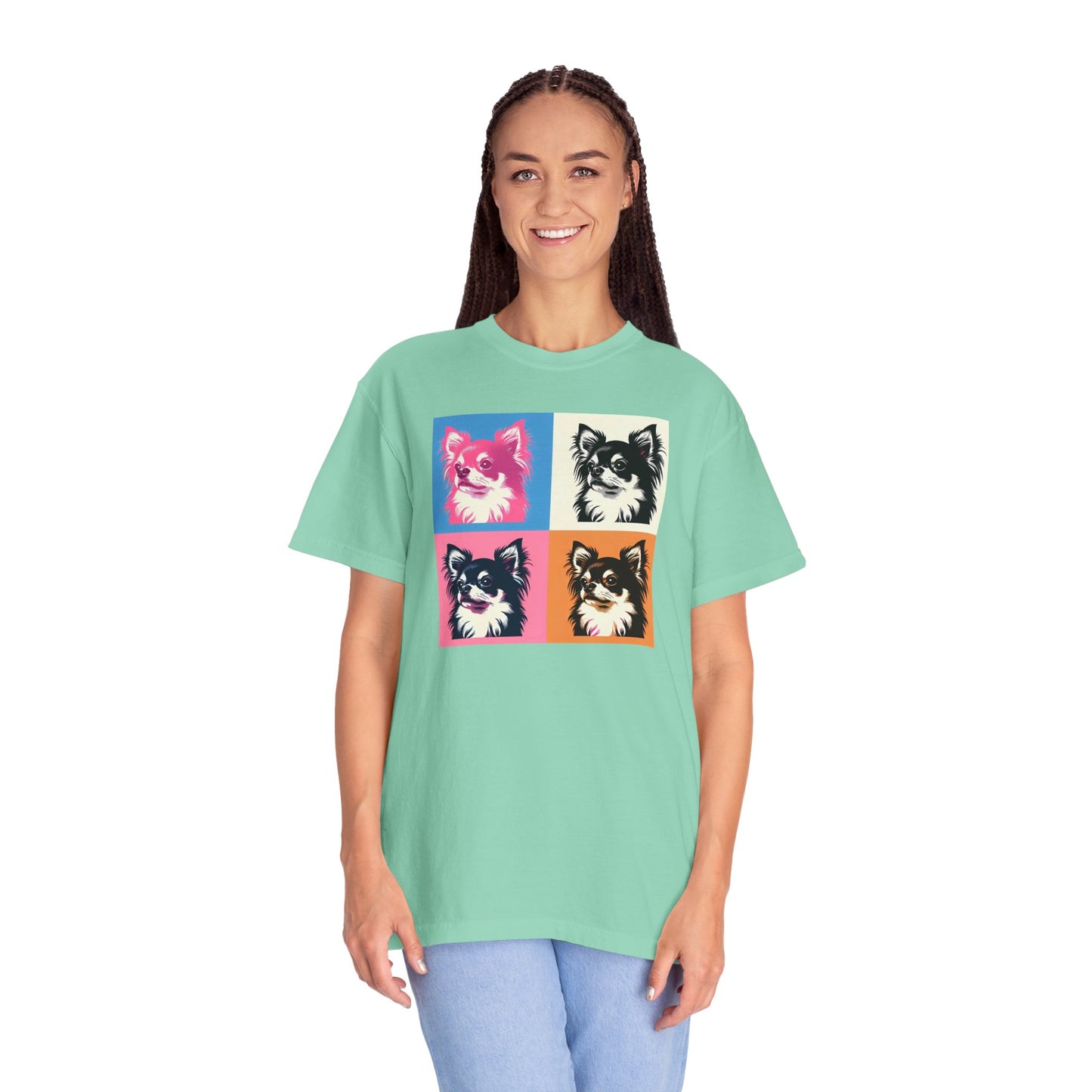 Colorful Chihuahua Unisex T-Shirt - Fun & Playful Pet Lover Gift