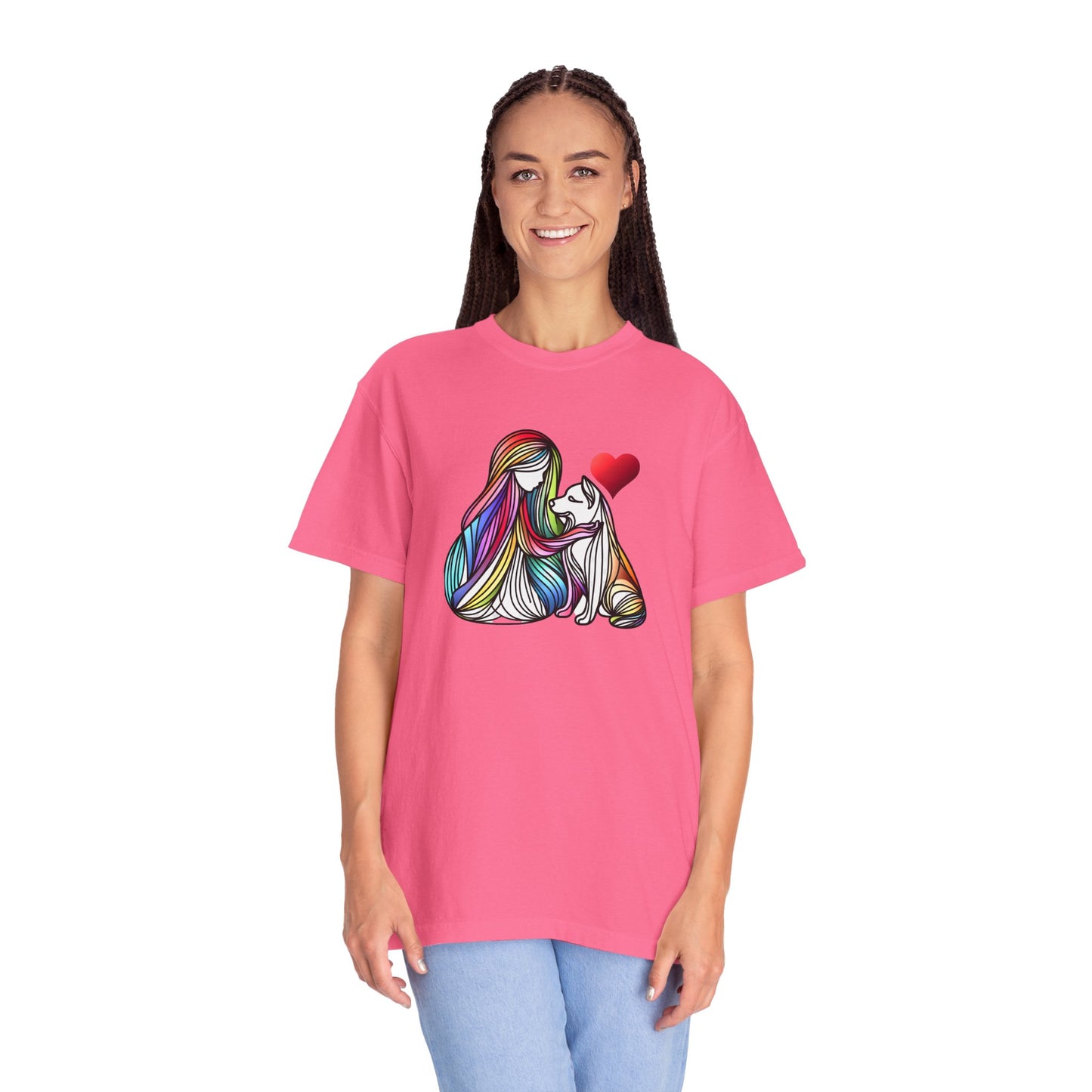 Colorful Dog Love T-Shirt