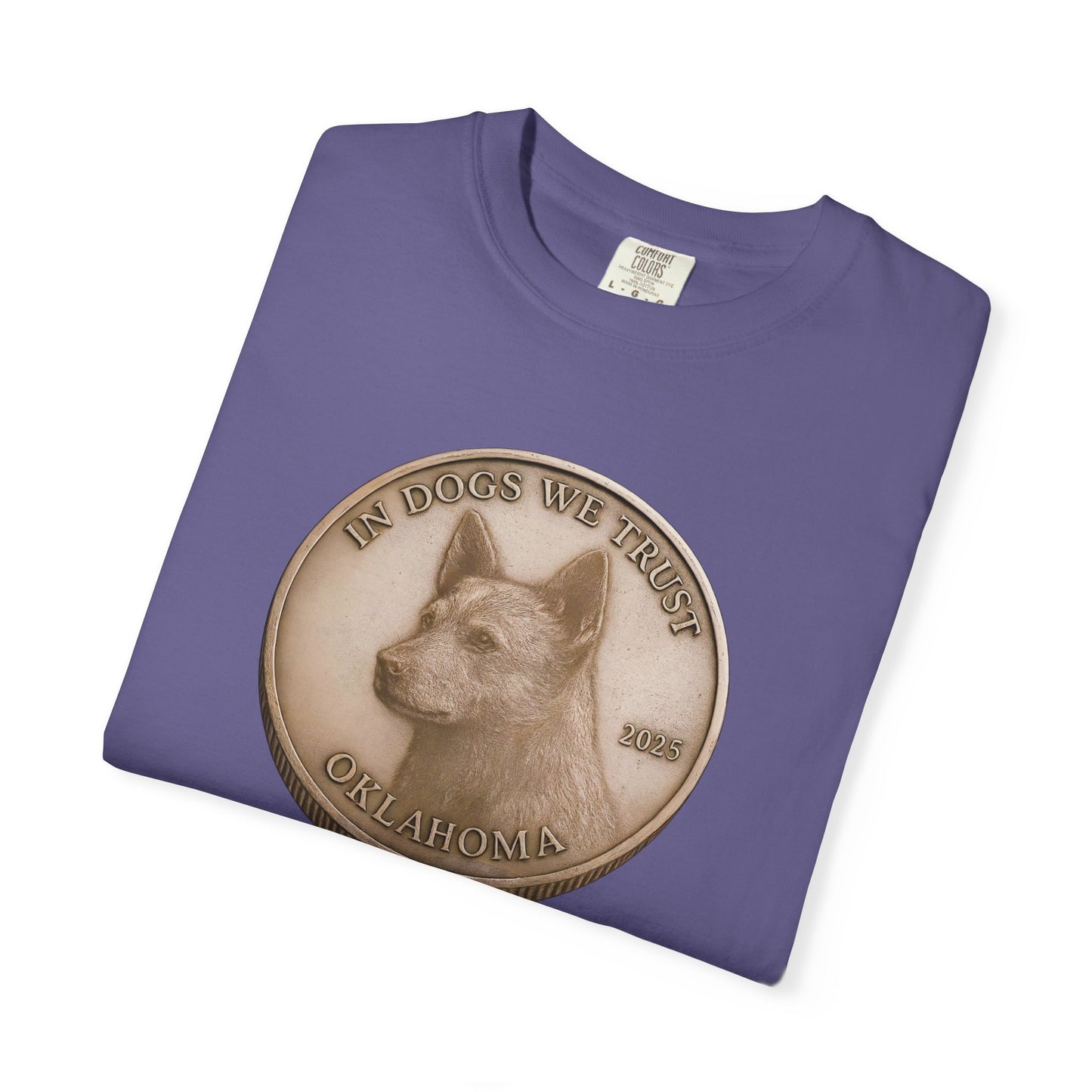 Oklahoma State Coin T-Shirt Collection - Proud Dog Breed Illustrations