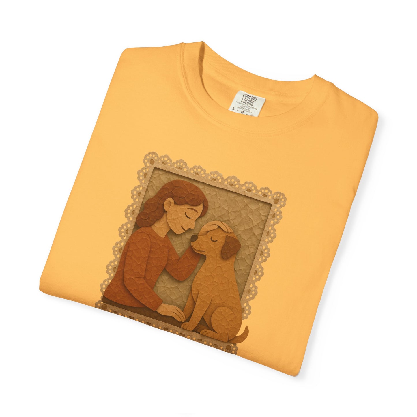 Dog Mom T-shirt - Unisex Garment-Dyed Tee for Dog Lovers