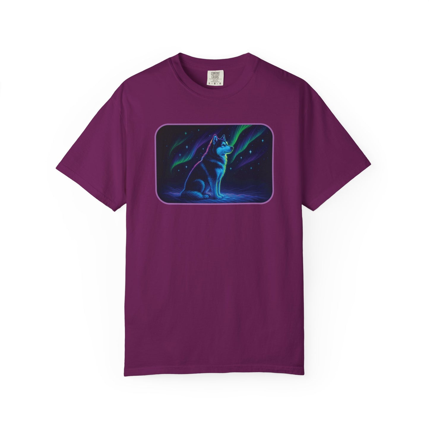 Alaskan Malamute Northern Lights T-shirt