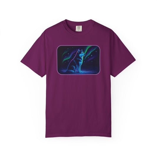 Alaskan Malamute Northern Lights T-shirt