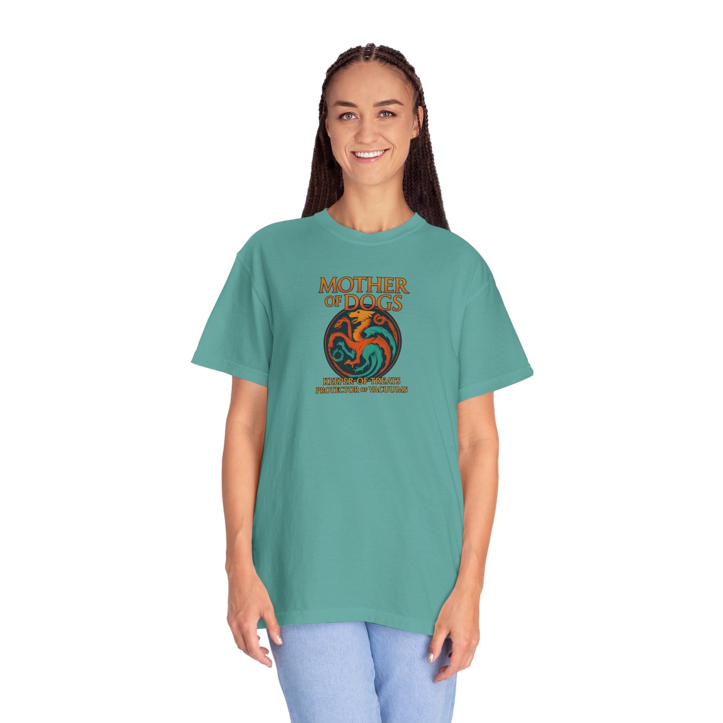 Mother of Dogs T-shirt, Pet Lover Gift, Funny Dog Mom Shirt, Casual Everyday Tee, Birthday Gift for Dog Lovers