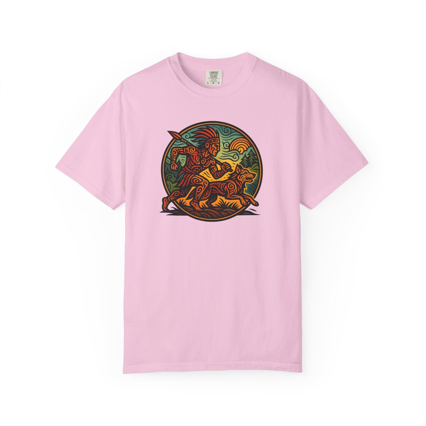 Vintage-Inspired Garment-Dyed T-Shirt, Artistic Tee for Nature Lovers, Perfect Gift for Birthdays, Casual Outings, Eco-Friendly Fashion