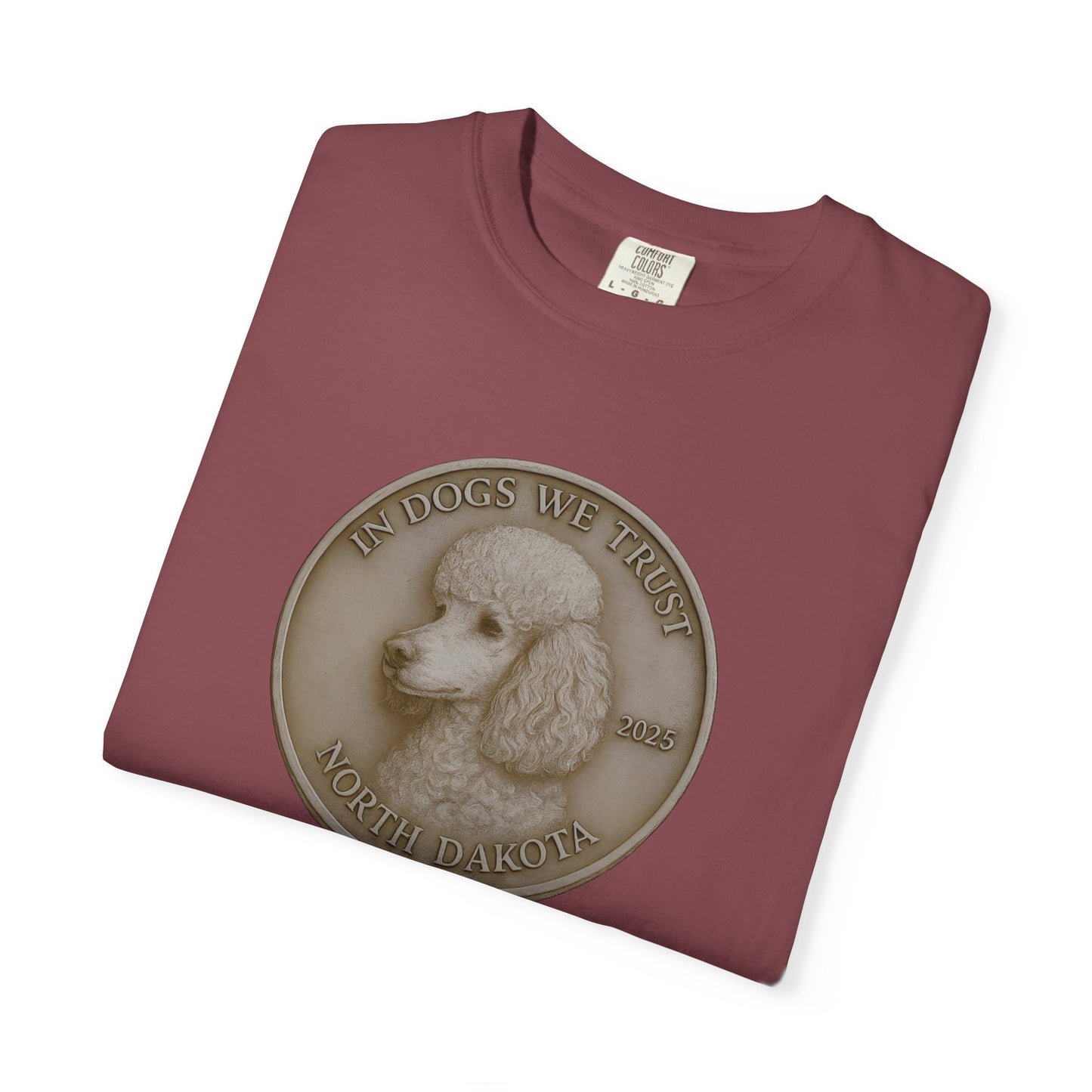 North Dakota State Coin T-Shirt Collection - Proud Dog Breed Illustrations