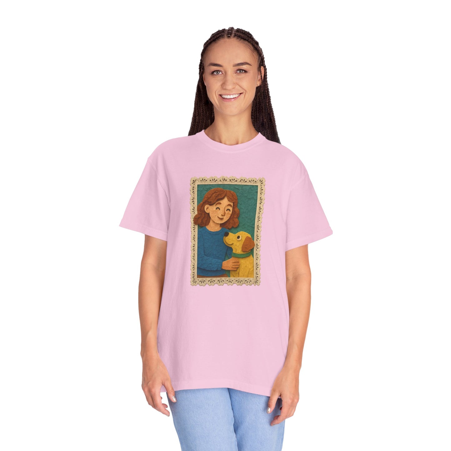 Dog Mom T-shirt - Unisex Garment-Dyed Tee for Pet Lovers