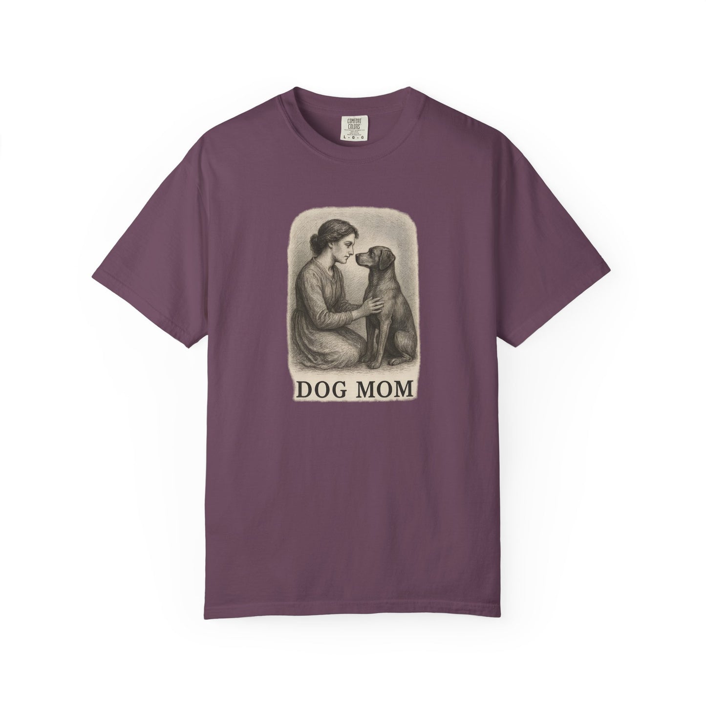 Dog Mom Unisex T-Shirt, Cozy Gift for Pet Lovers, Vintage Style Tee, Cute Dog Owner Shirt, Ideal for Birthdays and Holidays