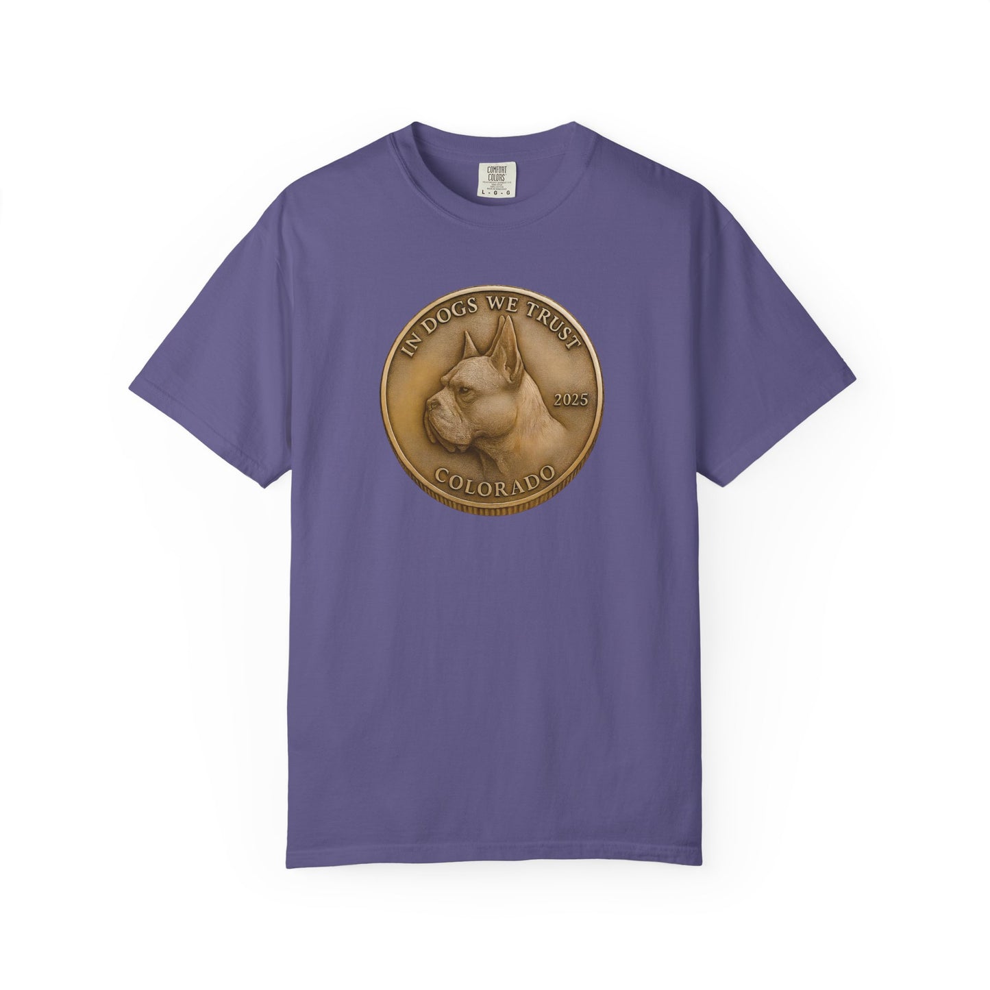 Colorado State Coin T-Shirt Collection - Proud Dog Breed Illustrations