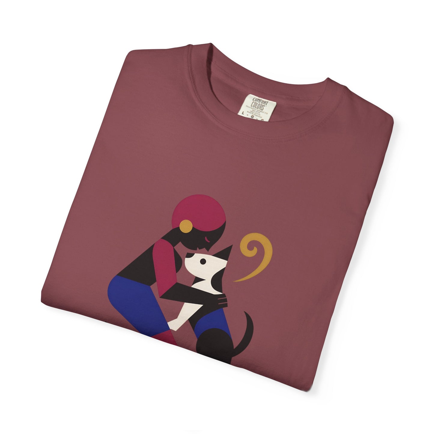 Dog Mom Unisex Garment-Dyed T-Shirt – Perfect Gift for Pet Lovers