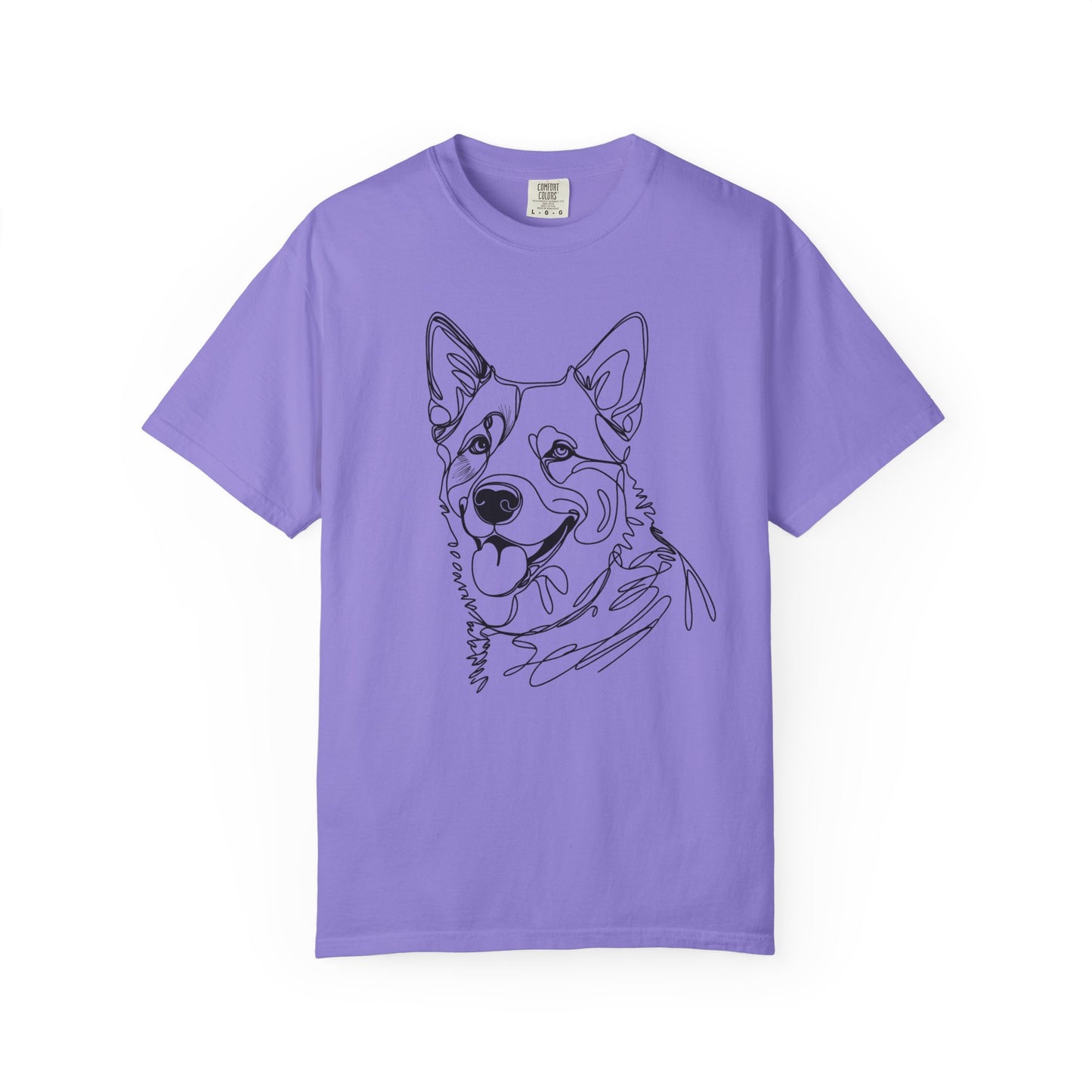 Blue Heeler Line Art Tee