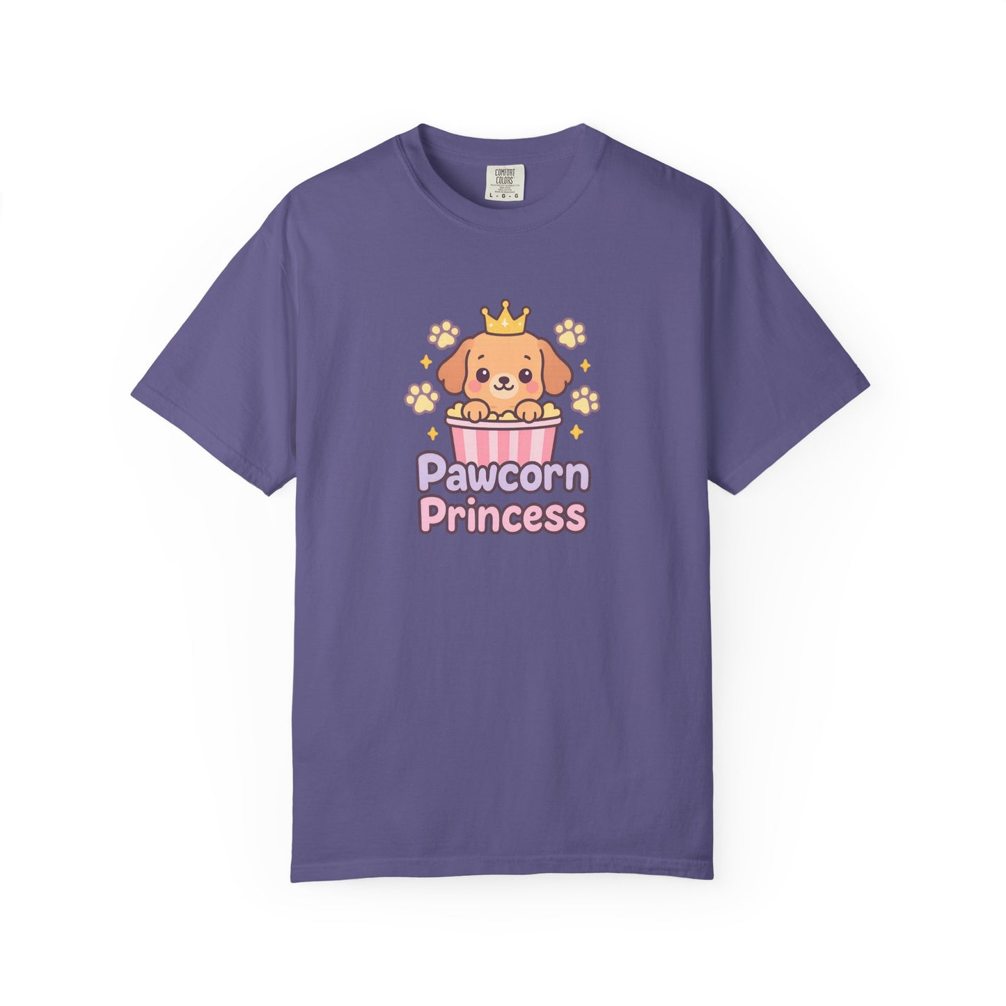 Pawprint Princess T-Shirt, Cute Dog Lover Tee, Funny Pet Shirt, Gift for Dog Moms, Animal Lover Clothing