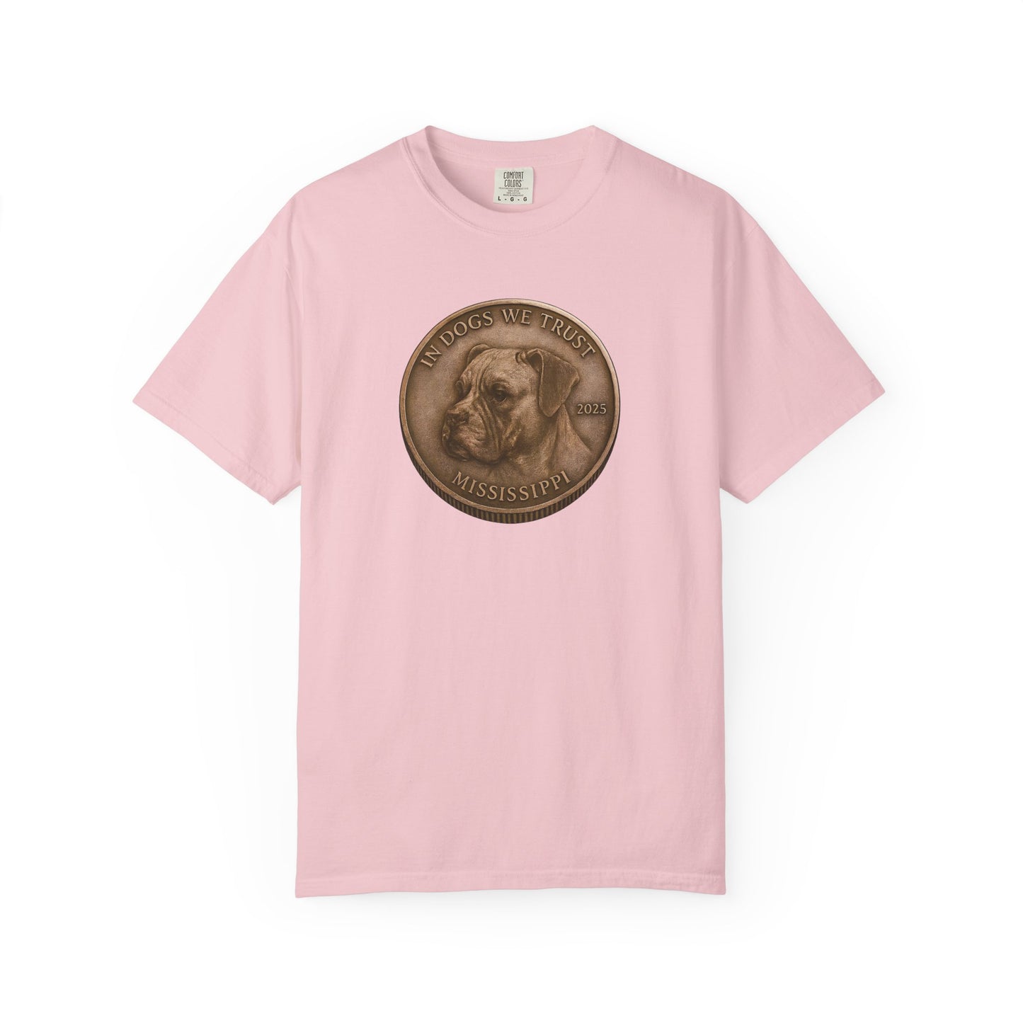 Mississippi DC State Coin T-Shirt Collection - Proud Dog Breed Illustrations