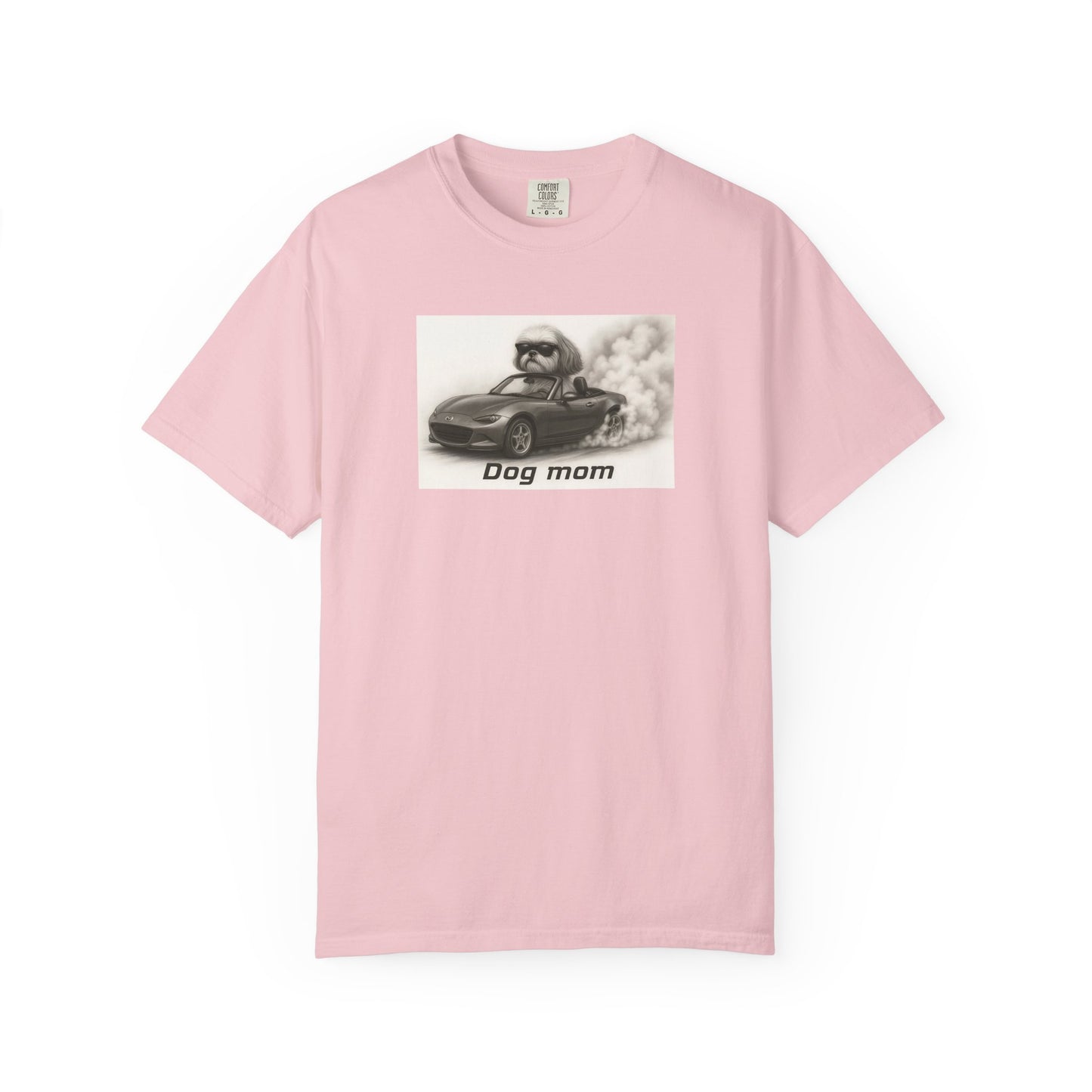 Dog Mom - Shih Tzu - “Cool Dogs in Cool Cars” T-Shirt Collection