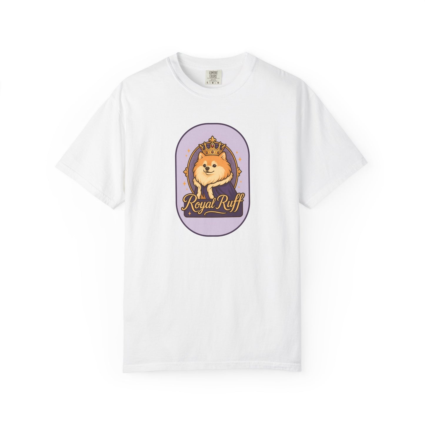 Dog Lover's Royal Ruff T-Shirt - Unisex Funny Pet Tee, Gift for Dog Parents, Cute Animal Shirt, Pet Memorial, Birthday Gift
