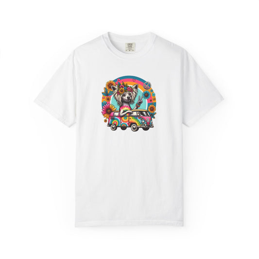 Hippie Chinese Crested Tie-Dye T-shirt