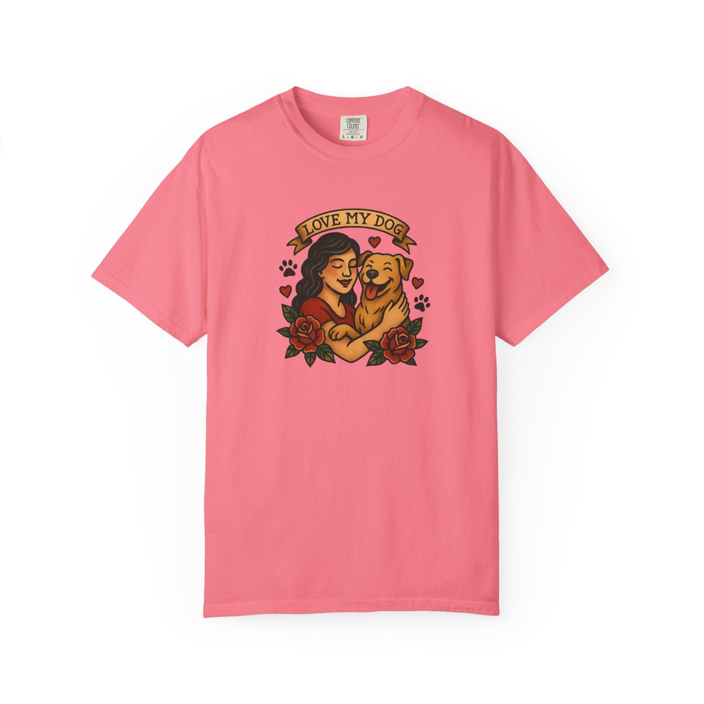 Love My Dog T-Shirt, Cute Dog Lover Tee, Pet Owner Gift, Adoption Awareness Shirt, Casual Everyday Wear