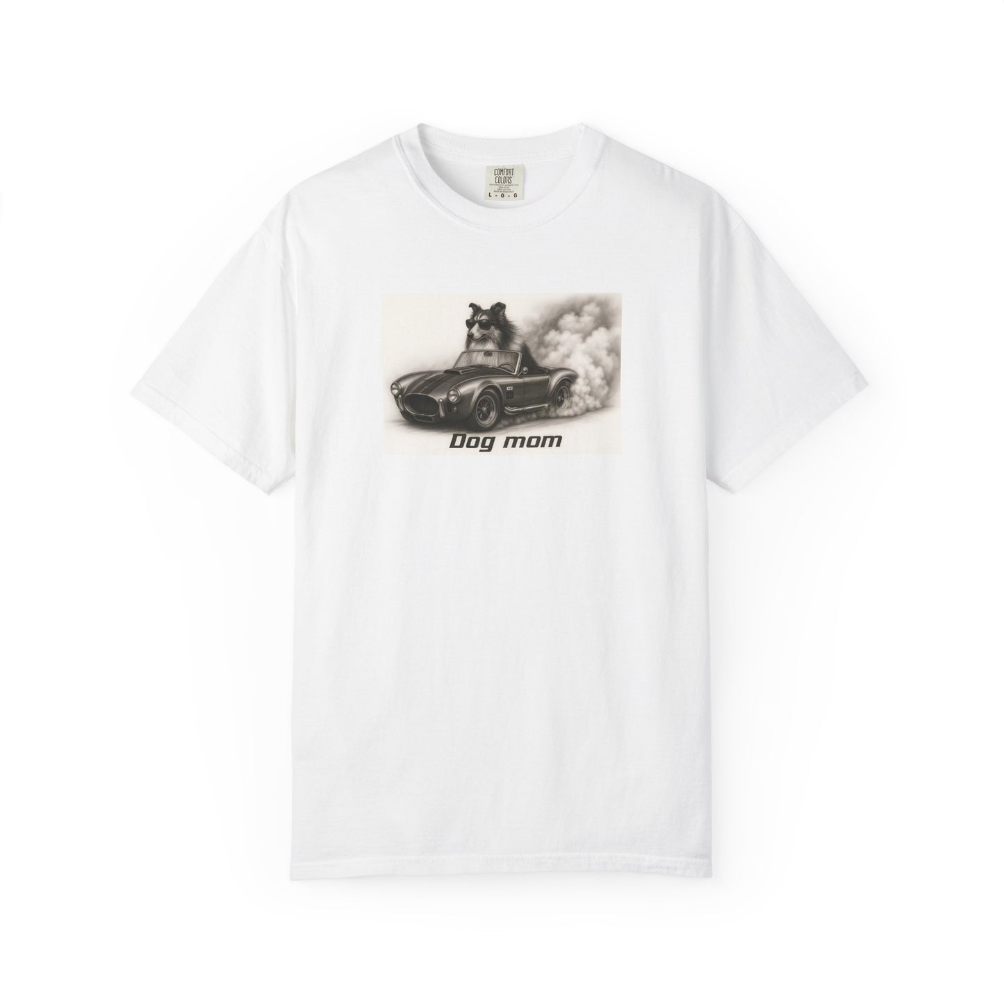 Dog Mom - Collie - “Cool Dogs in Cool Cars” T-Shirt Collection
