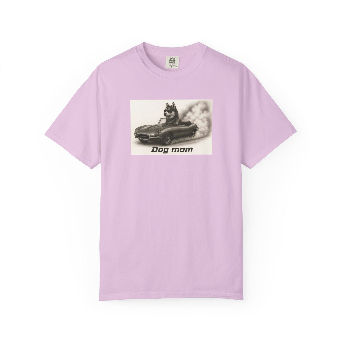 Dog Mom - Siberian Husky - “Cool Dogs in Cool Cars” T-Shirt Collection