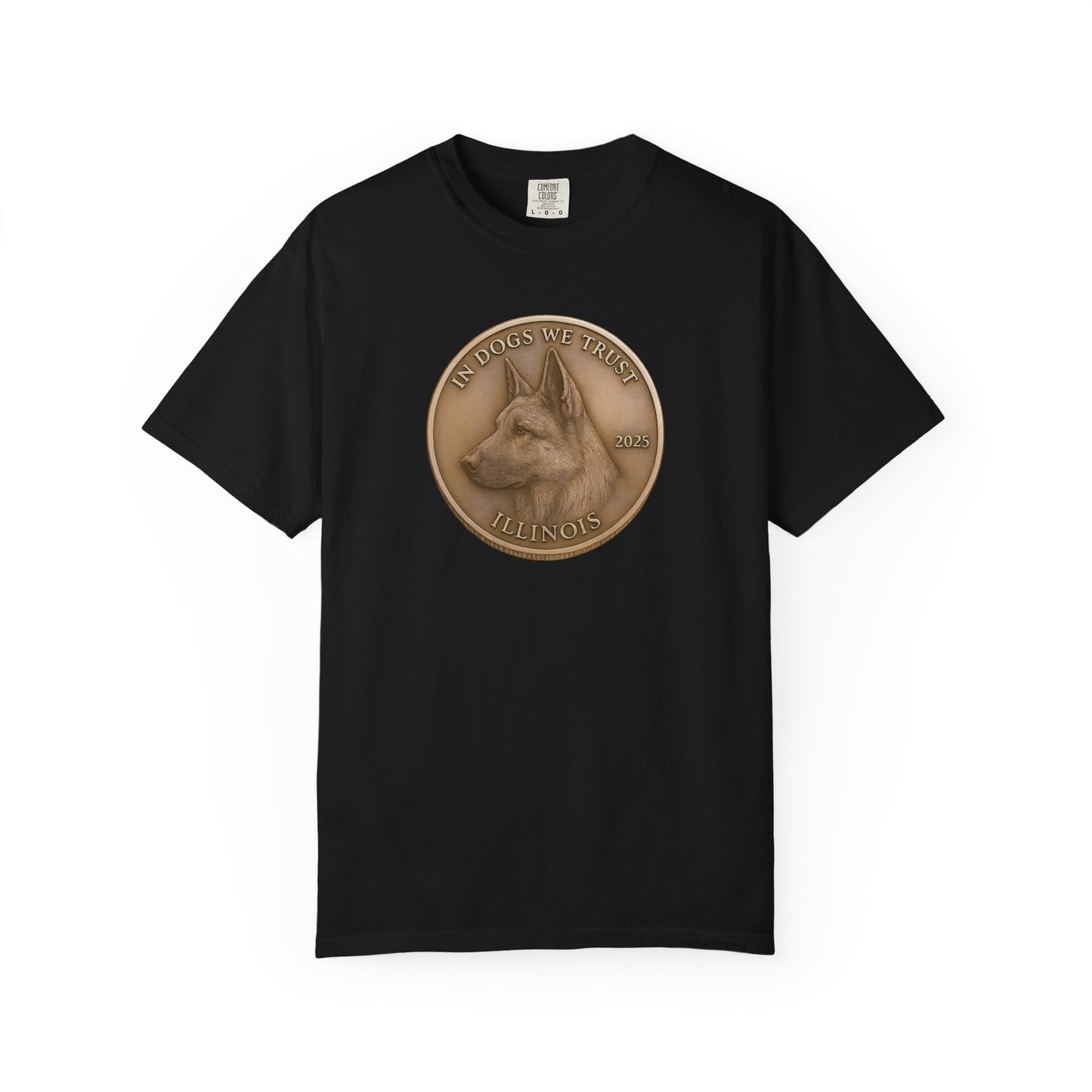 Illinois State Coin T-Shirt Collection - Proud Dog Breed Illustrations