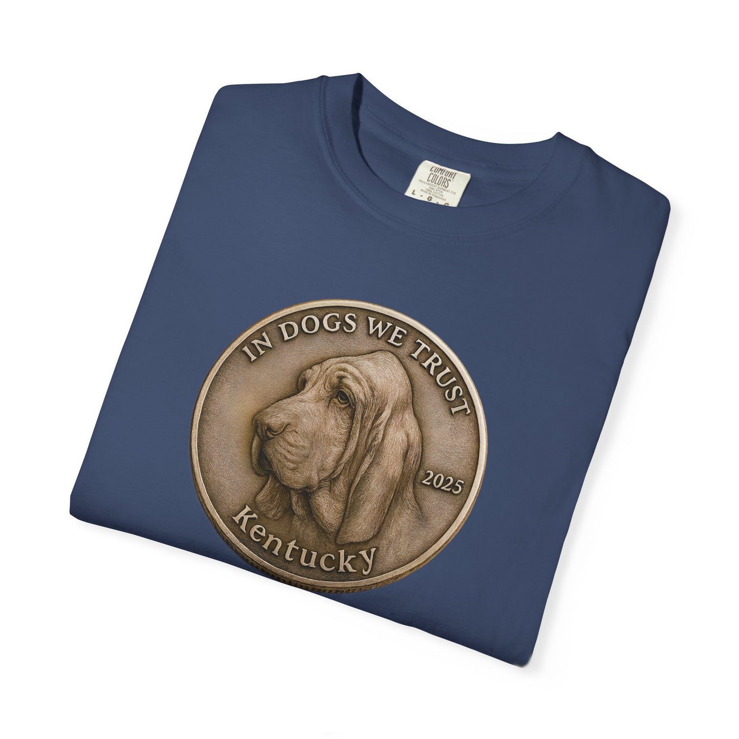 Kentucky State Coin T-Shirt Collection - Proud Dog Breed Illustrations