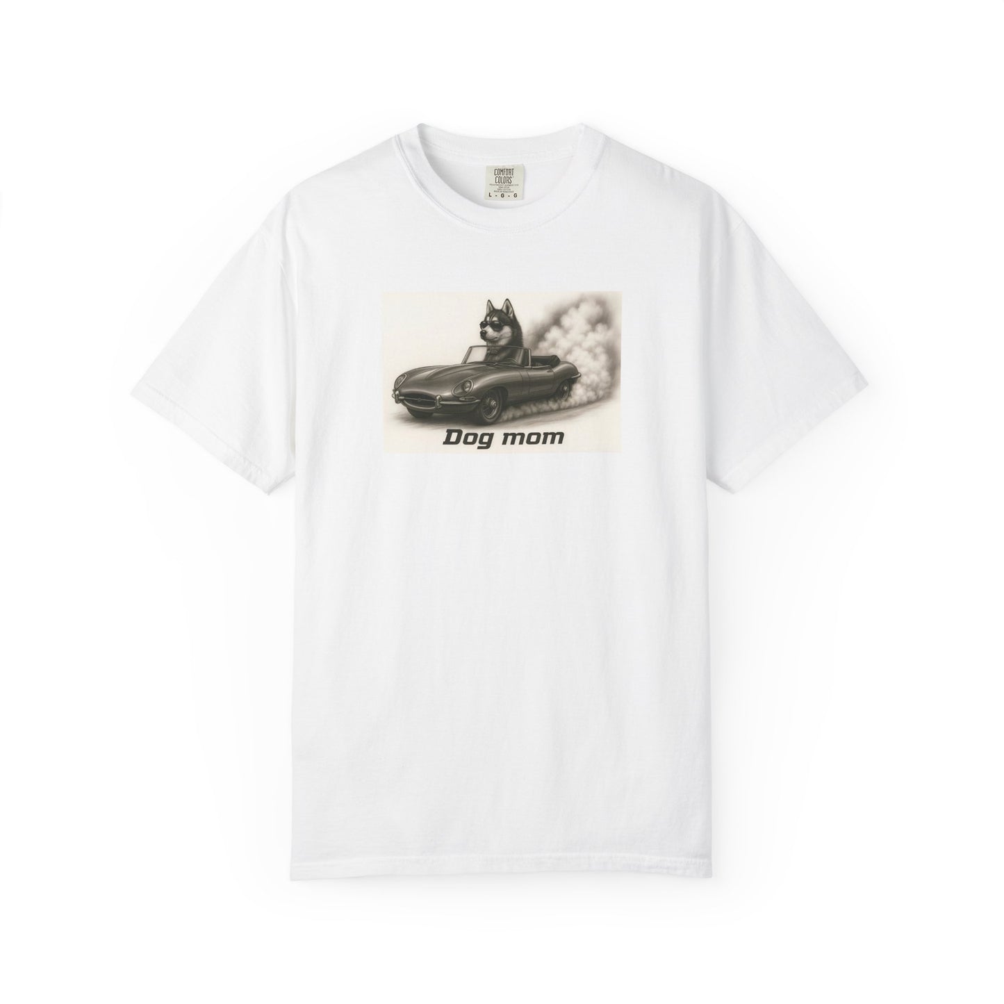 Dog Mom - Siberian Husky - “Cool Dogs in Cool Cars” T-Shirt Collection