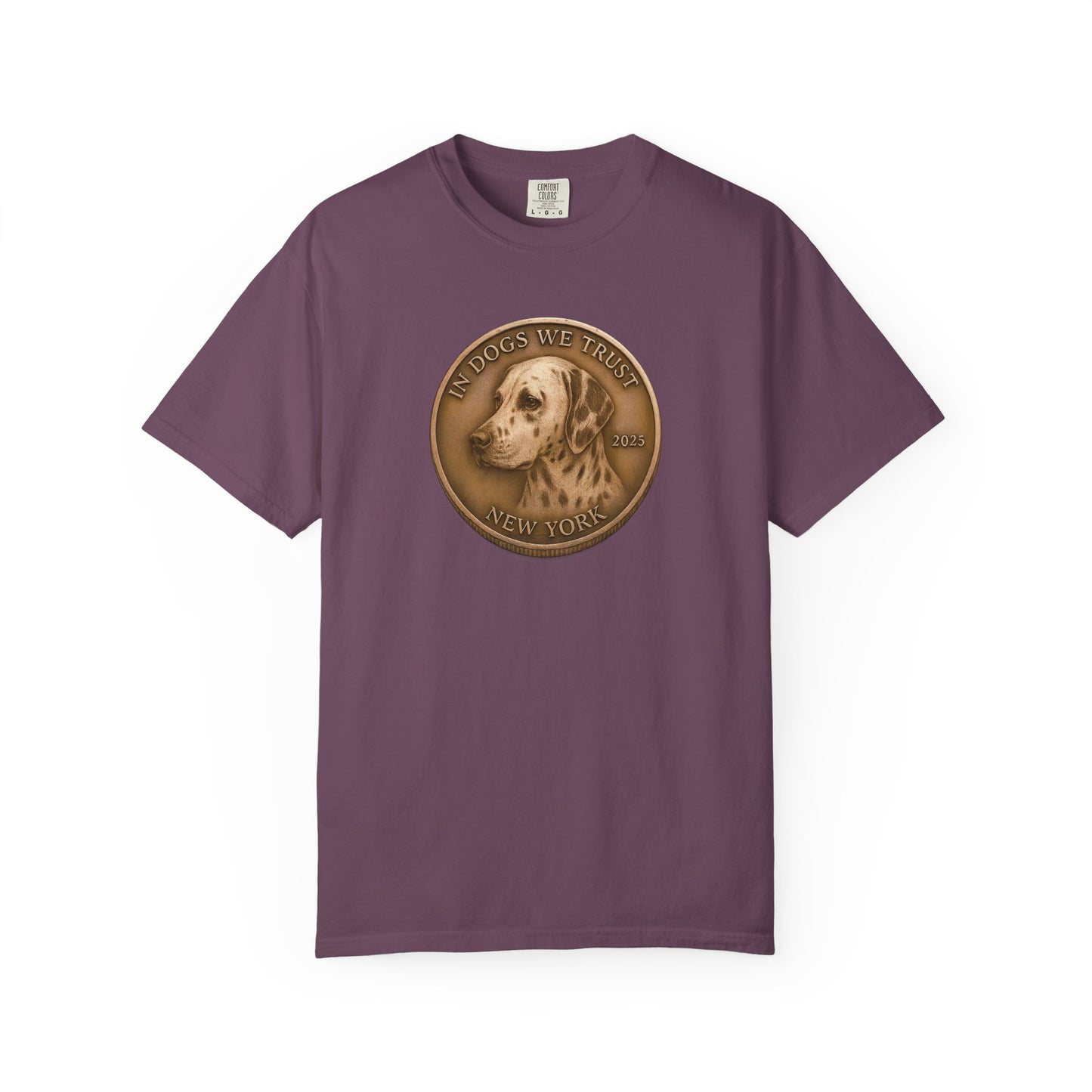 New York State Coin T-Shirt Collection - Proud Dog Breed Illustrations