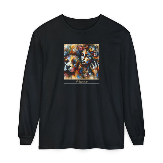 Whisper Long Sleeve T-Shirt - 'Whisper' Design