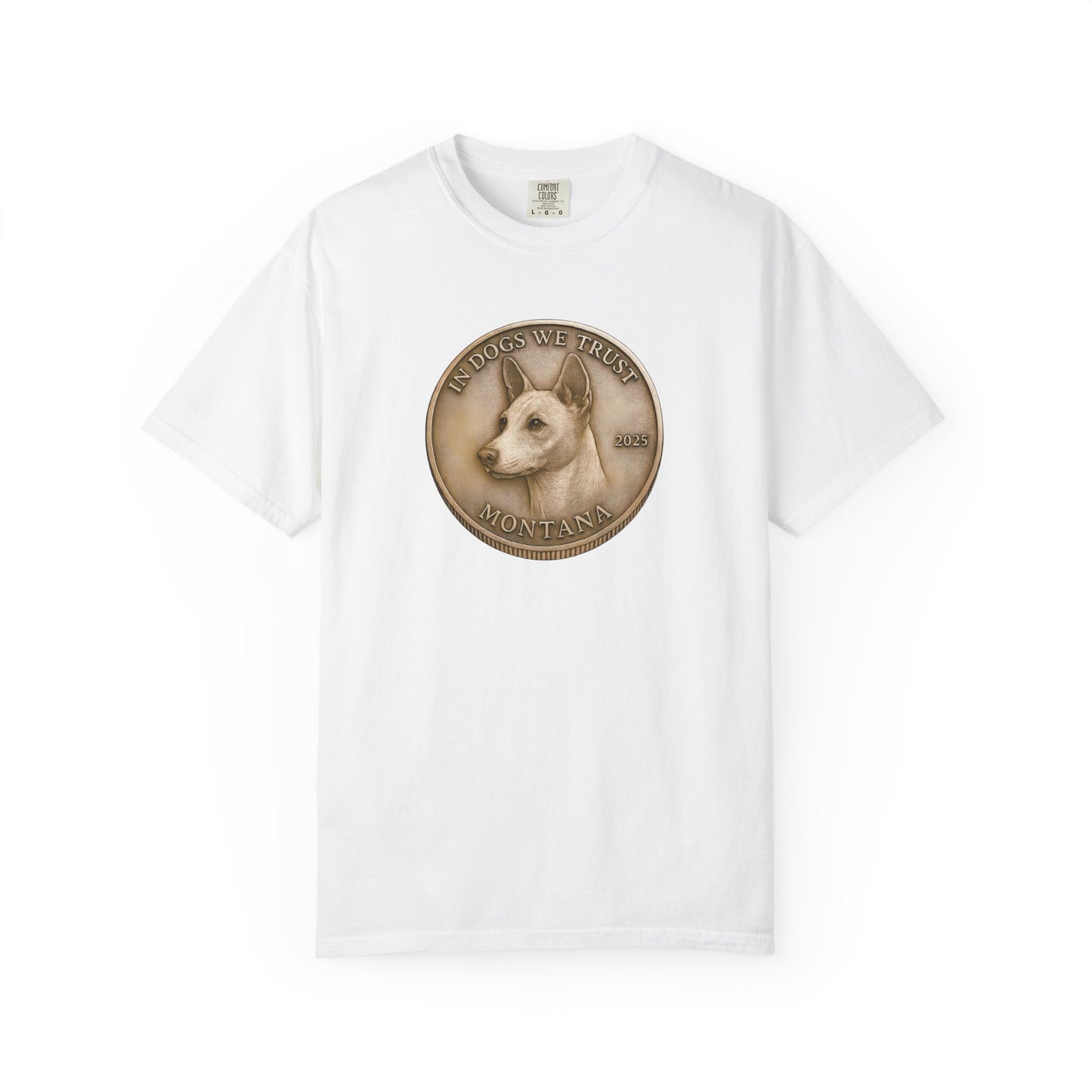 Montana State Coin T-Shirt Collection - Proud Dog Breed Illustrations
