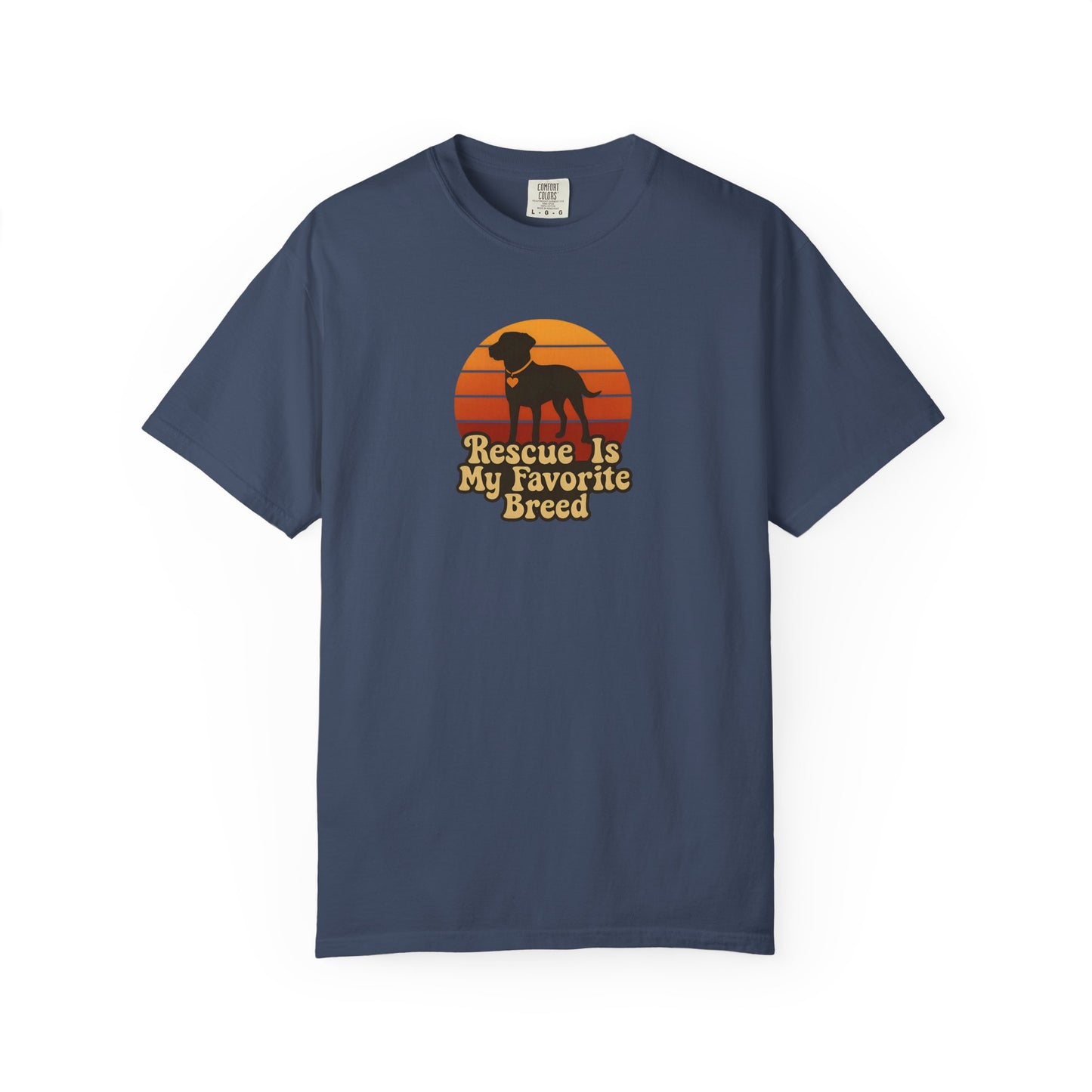 Rescue Dog Lover T-Shirt, Unisex Garment-Dyed Tee, Pet Adoption Shirt, Animal Rescue Apparel, Gift for Dog Owners, Animal Lover Gift