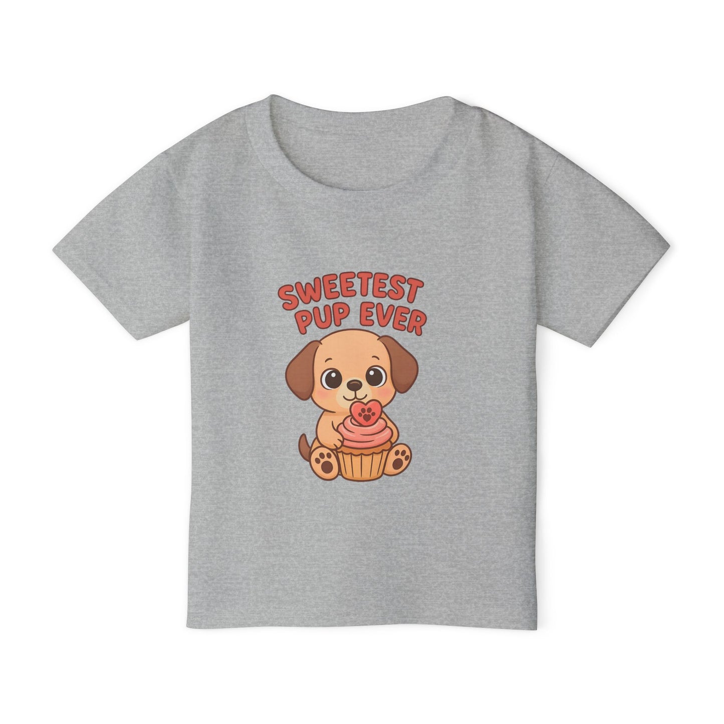Sweetest Pup Ever Toddler T-Shirt, Cute Dog Tee, Kids Birthday Gift, Animal Lover Apparel, Adorable Pet Shirt