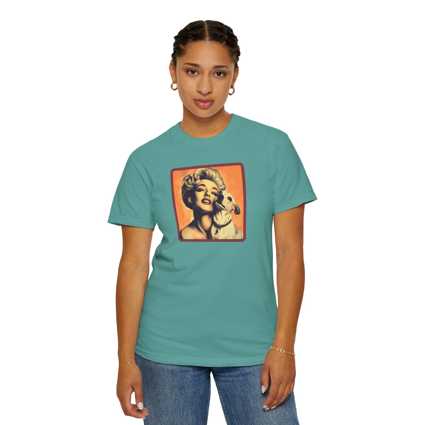 Vintage Poster T-Shirt - Unisex Garment-Dyed Tee