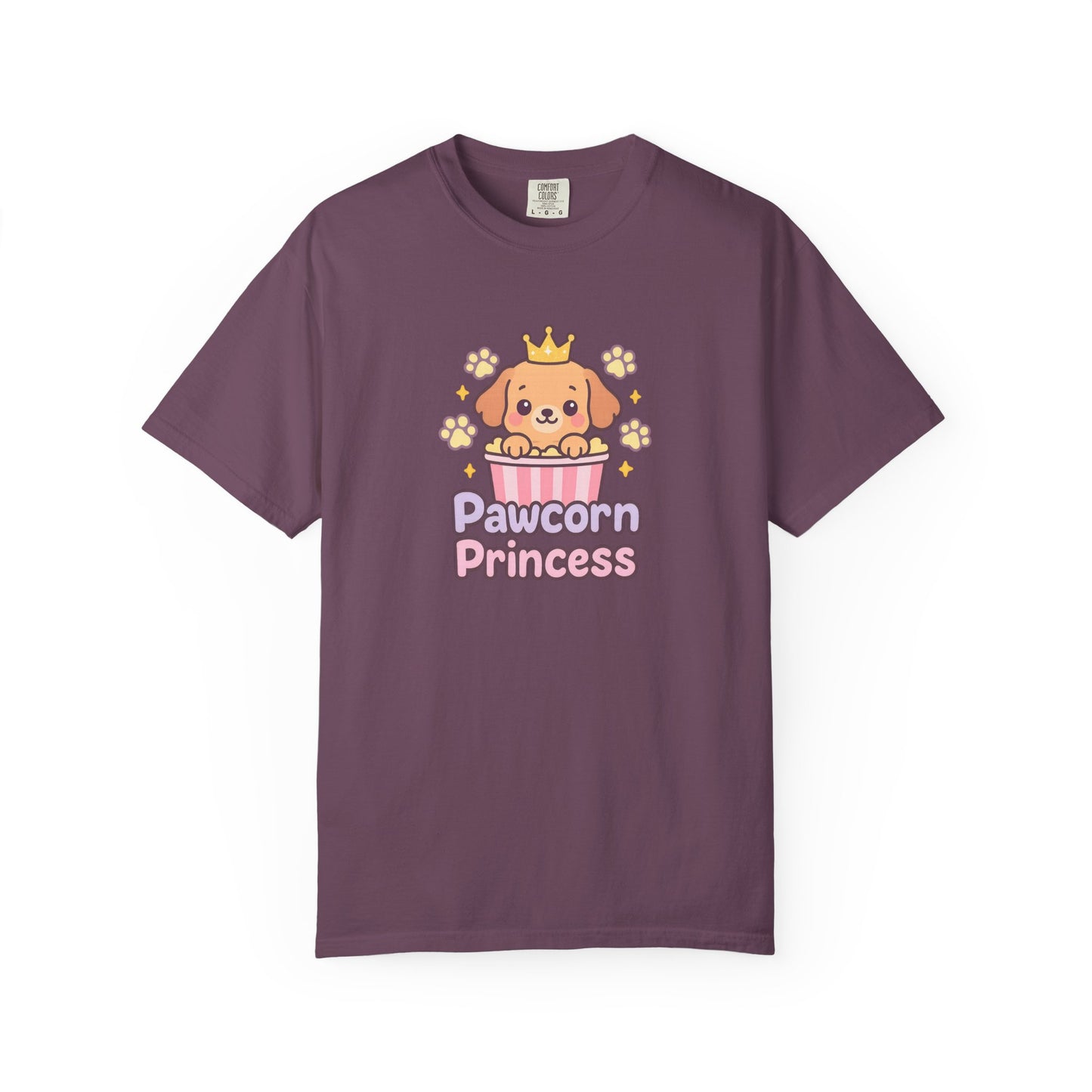Pawprint Princess T-Shirt, Cute Dog Lover Tee, Funny Pet Shirt, Gift for Dog Moms, Animal Lover Clothing
