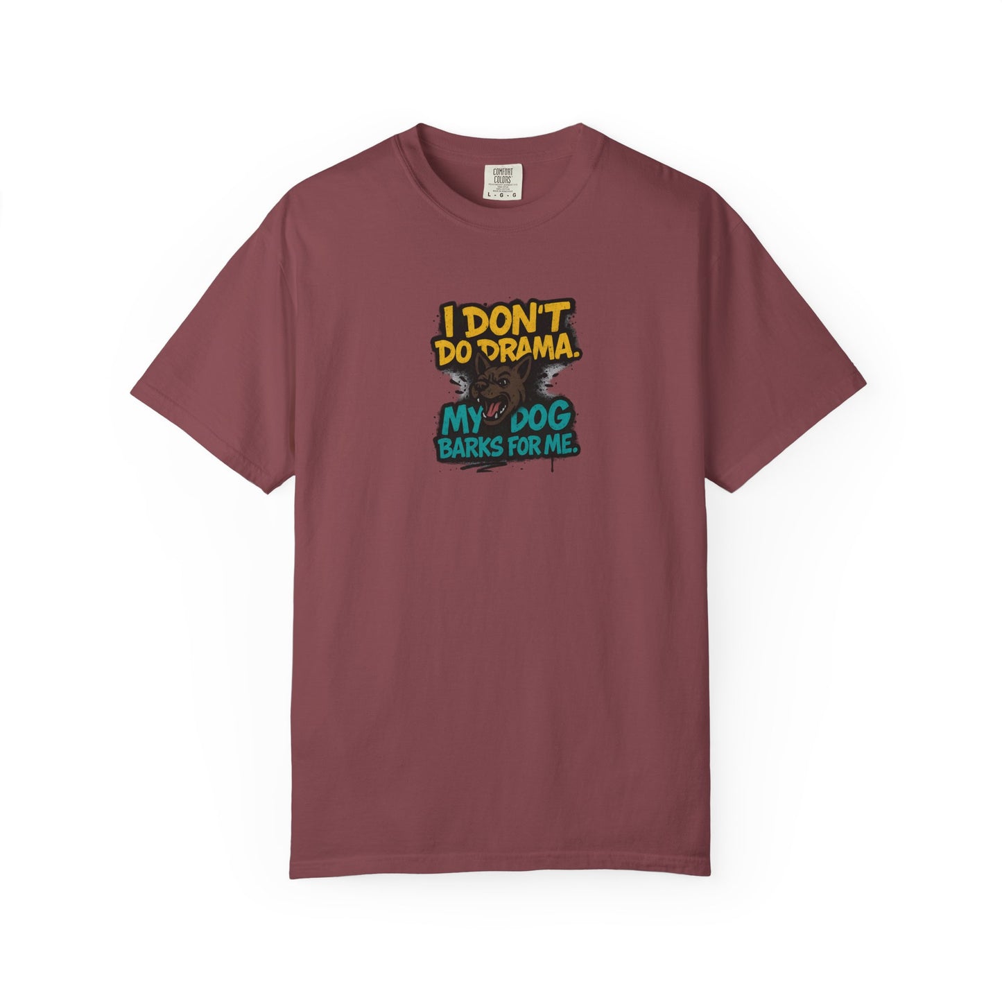 I Don't Do Drama Dog Dad T-Shirt