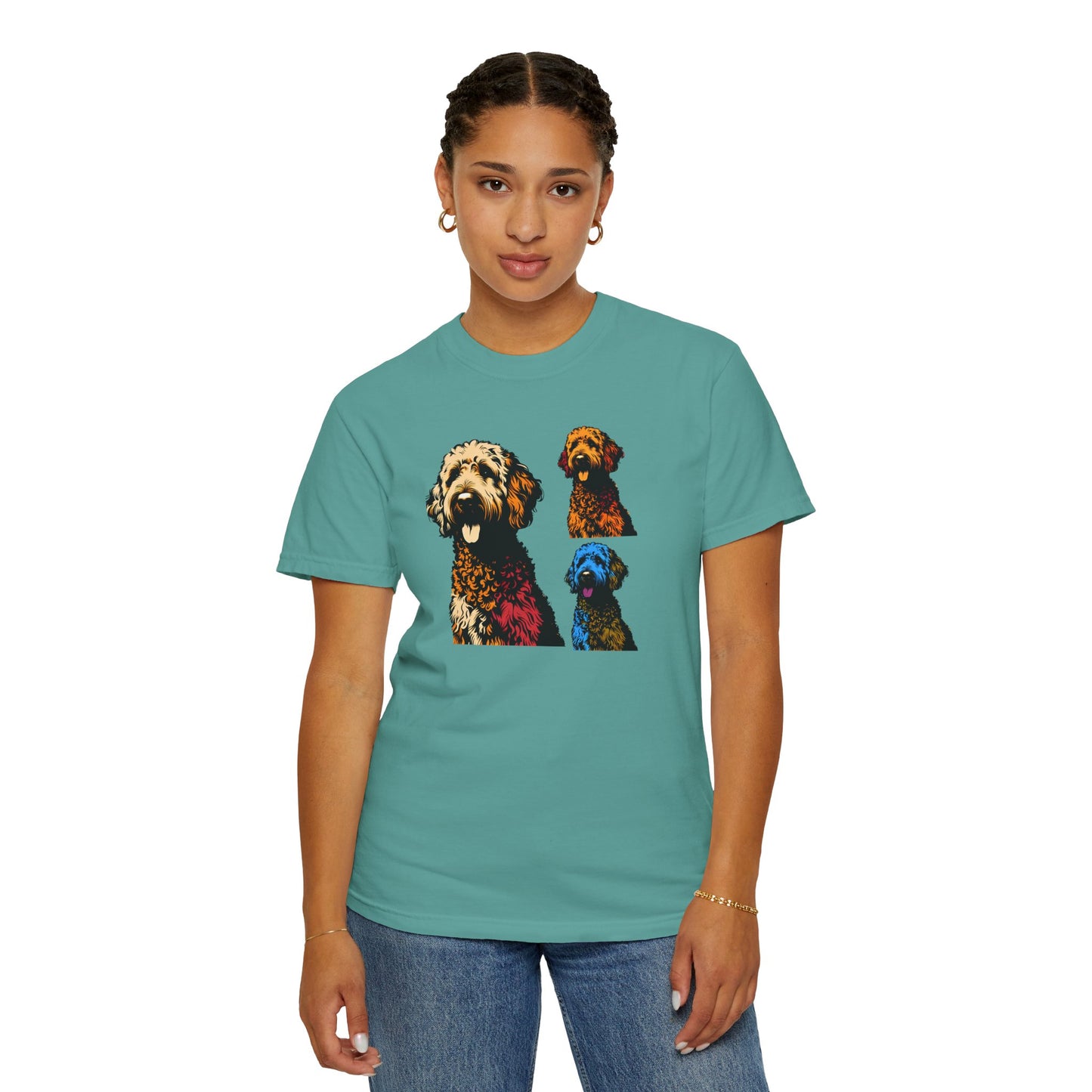 Labradoodle Love Tee – Color Splash Edition