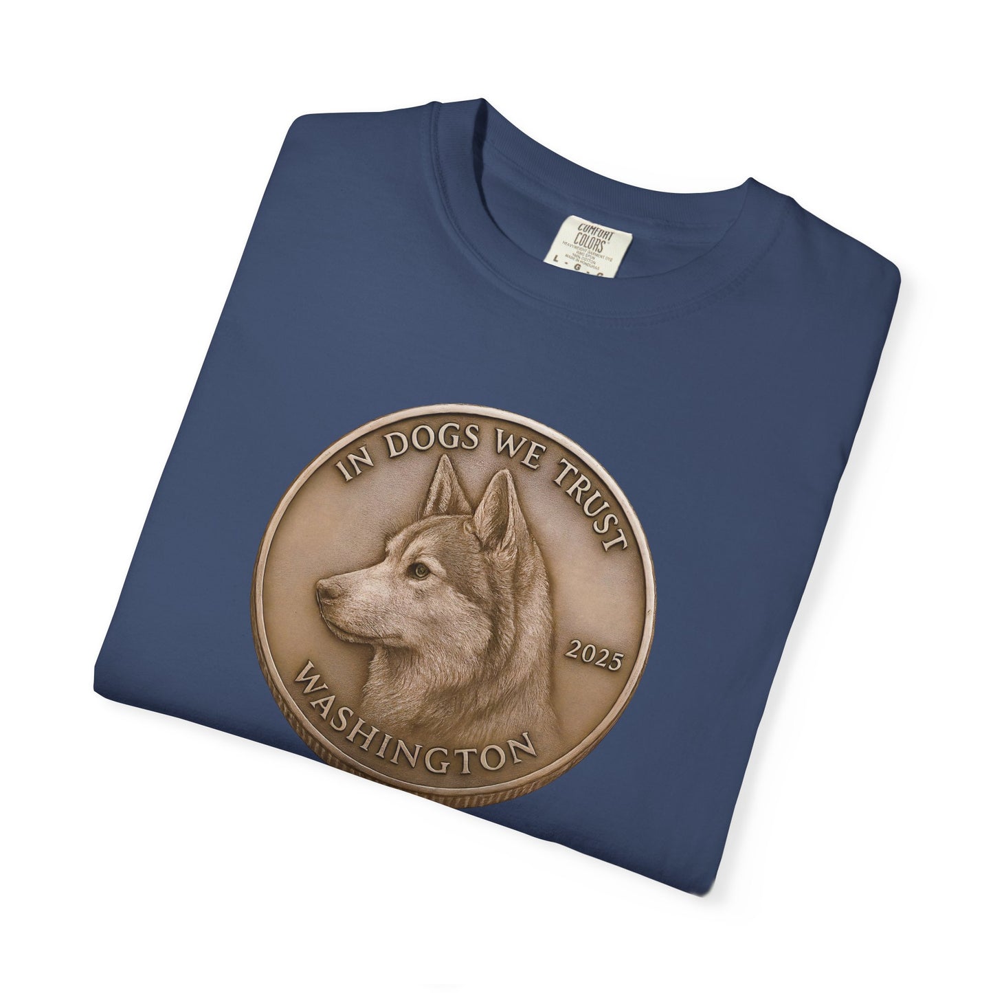 Washington State Coin T-Shirt Collection - Proud Dog Breed Illustrations