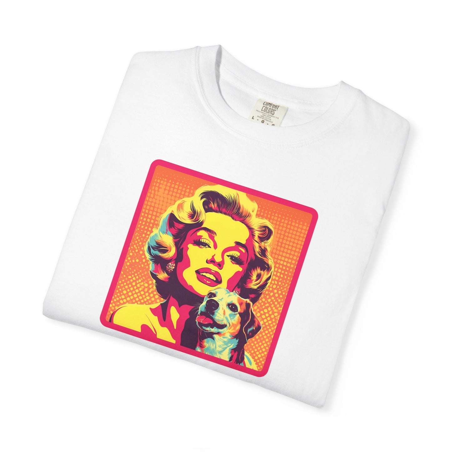 Vintage Dog Mom T-shirt - Unisex Garment-Dyed Tee for Dog Lovers