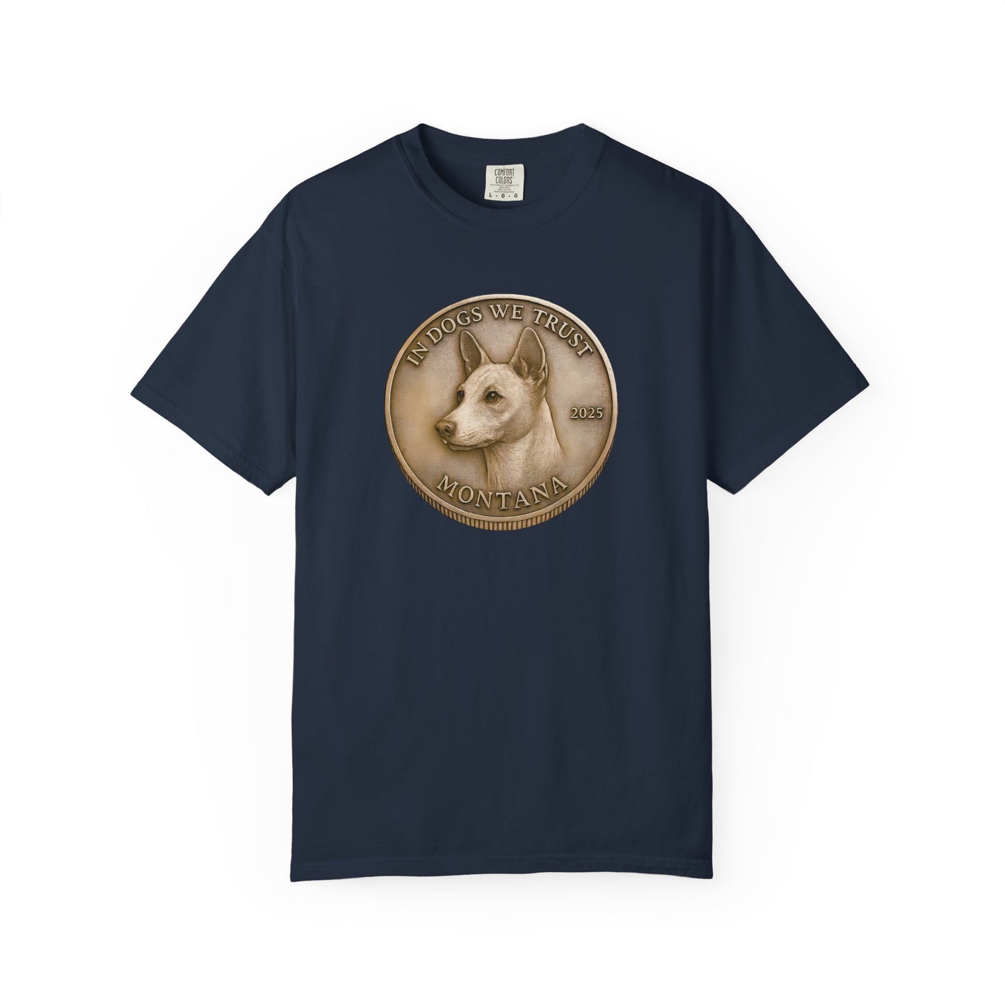 Montana State Coin T-Shirt Collection - Proud Dog Breed Illustrations