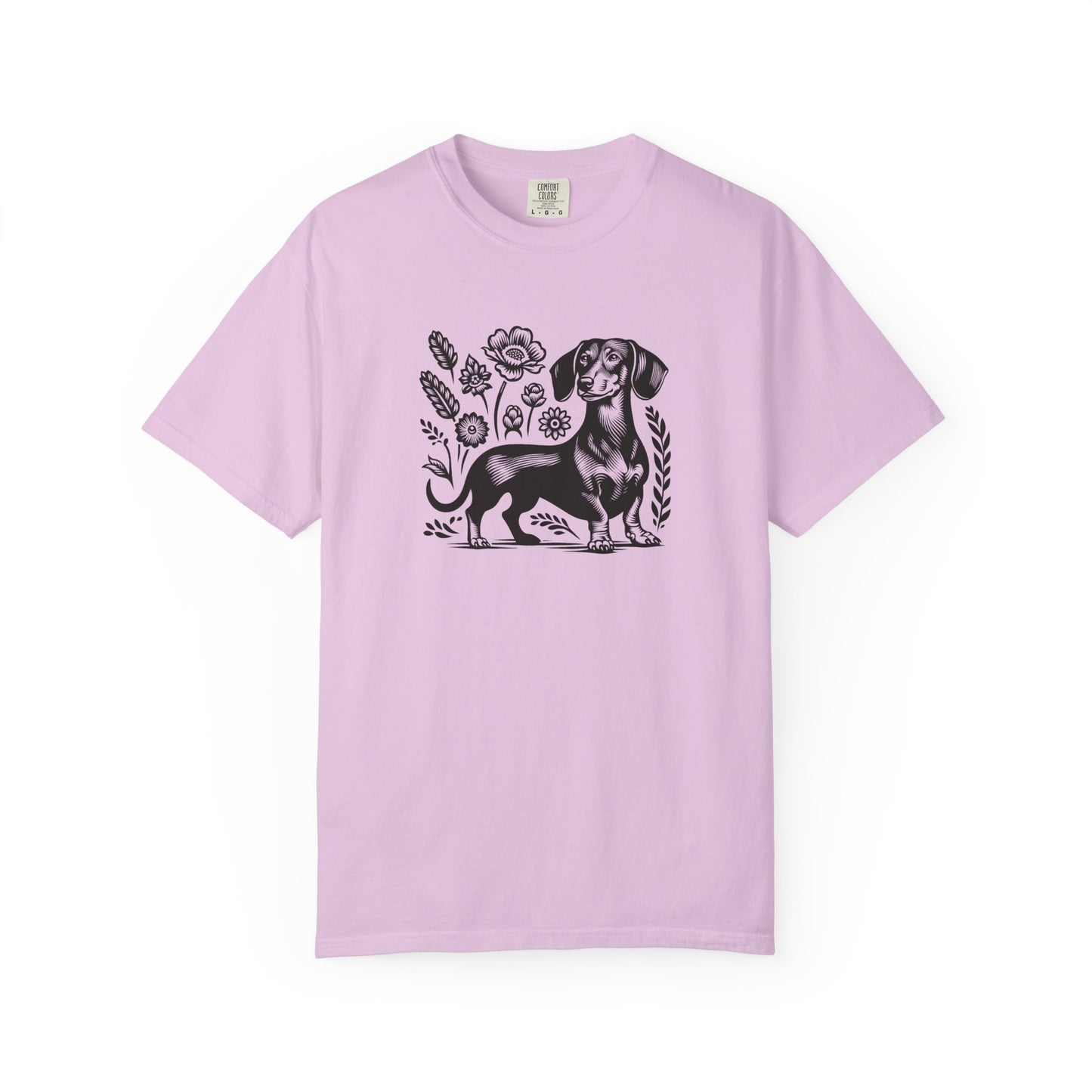 Floral Dachshund T-Shirt