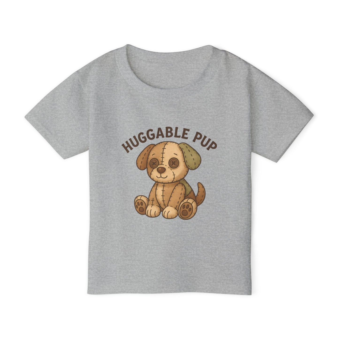 Cute Toddler T-shirt featuring Huggable Pup, Pet Lover Gift, Kids Apparel, Birthday Gift, Baby Shower Gift, Playtime Attire