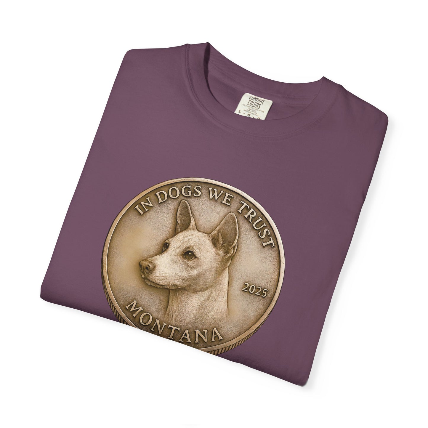 Montana State Coin T-Shirt Collection - Proud Dog Breed Illustrations