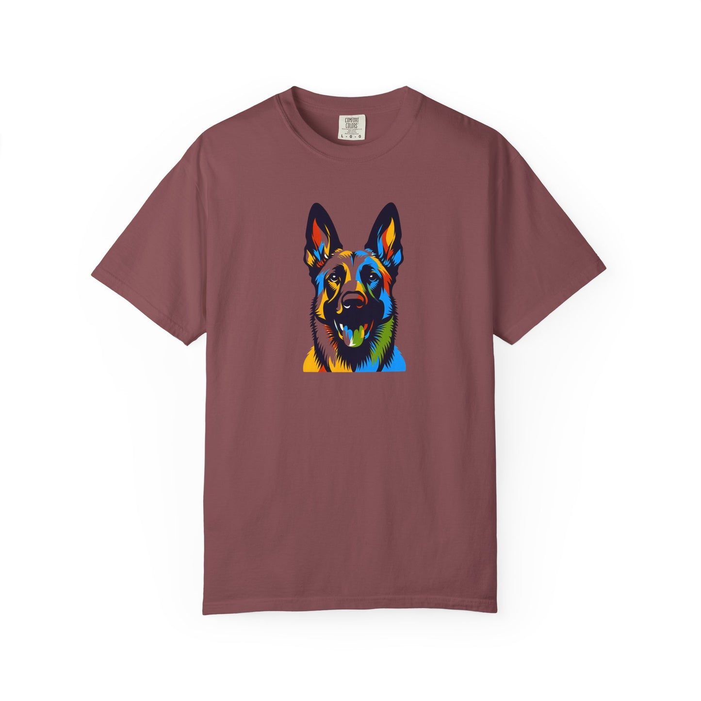 Colorful Belgium Malinois Art Unisex T-Shirt - Perfect for Pet Lovers