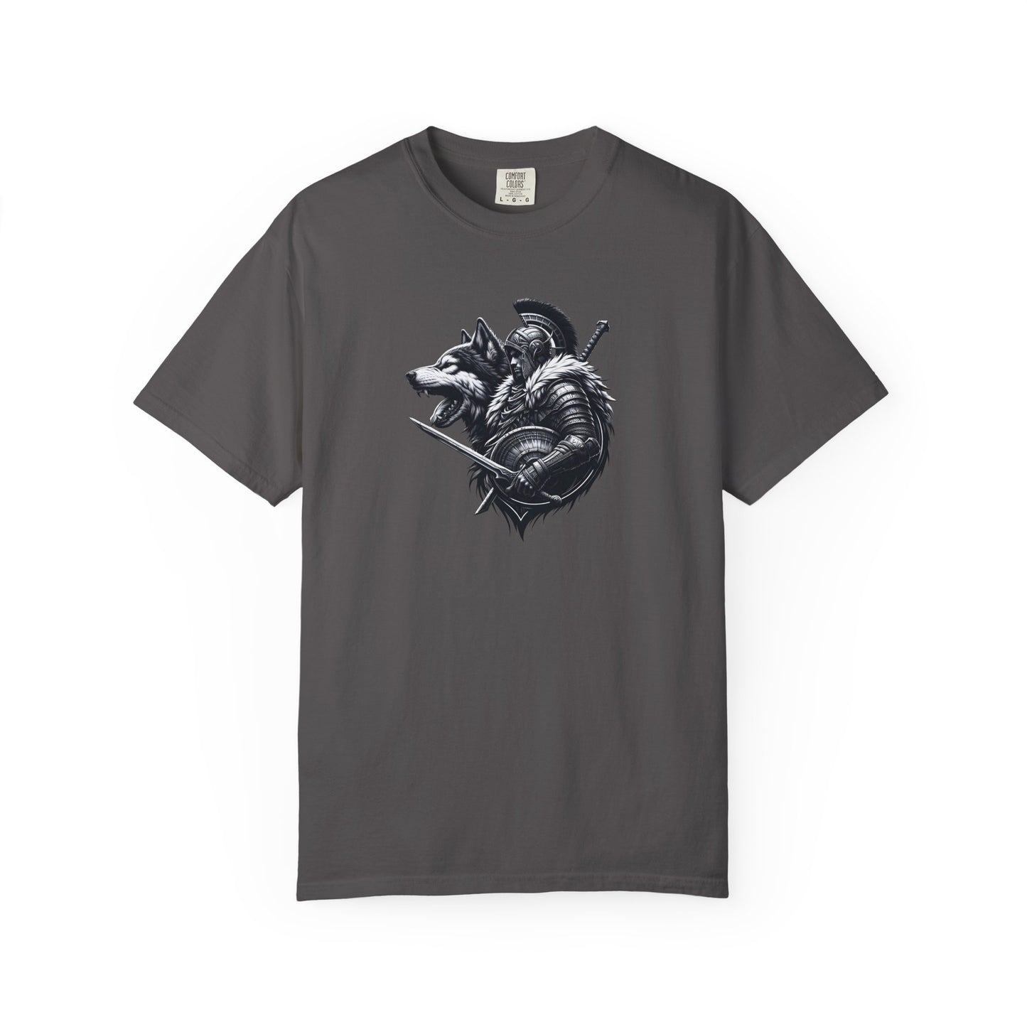 Wolf Warrior Unisex Garment-Dyed T-shirt - Perfect for Nature Lovers and Adventure Seekers