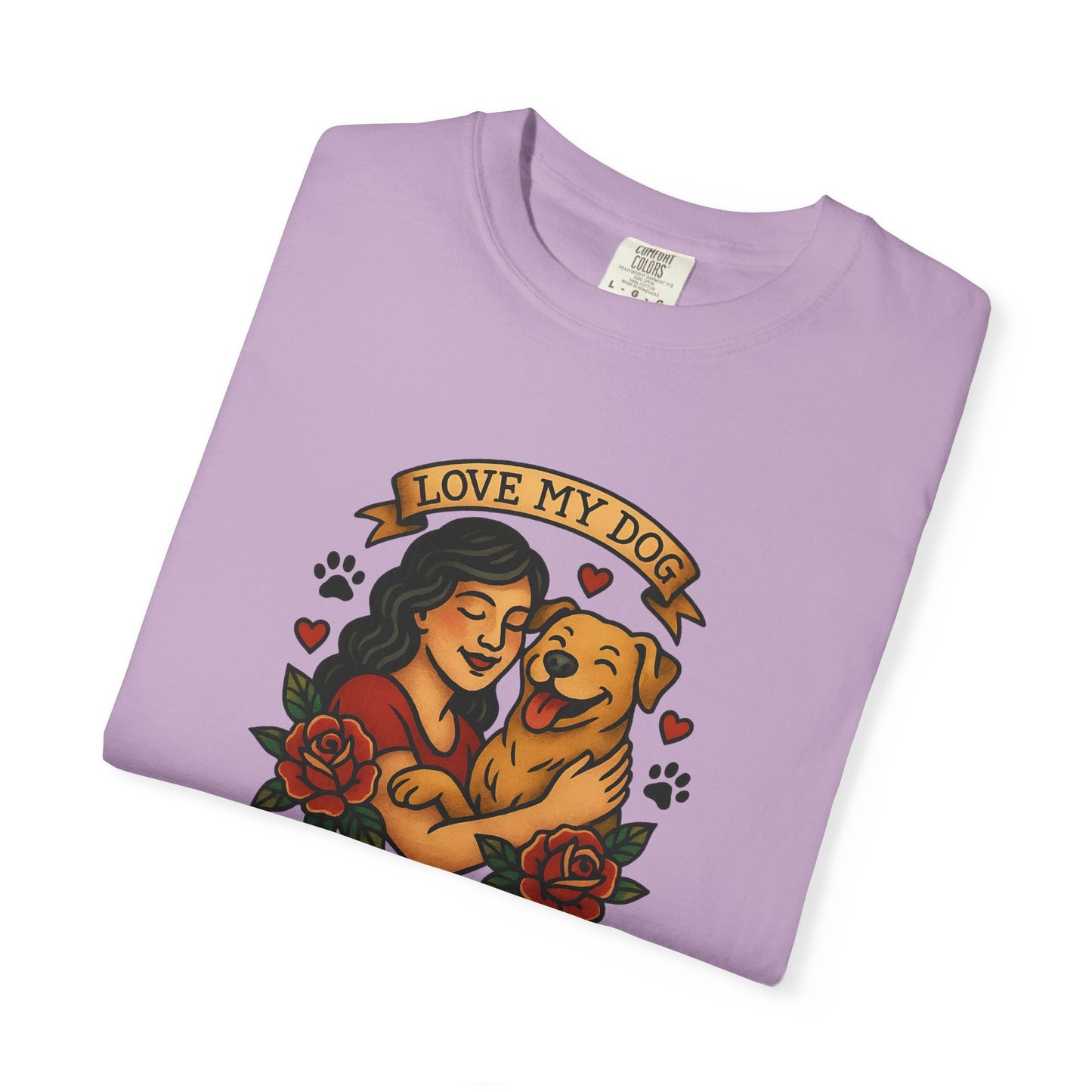 Love My Dog T-Shirt, Cute Dog Lover Tee, Pet Owner Gift, Adoption Awareness Shirt, Casual Everyday Wear