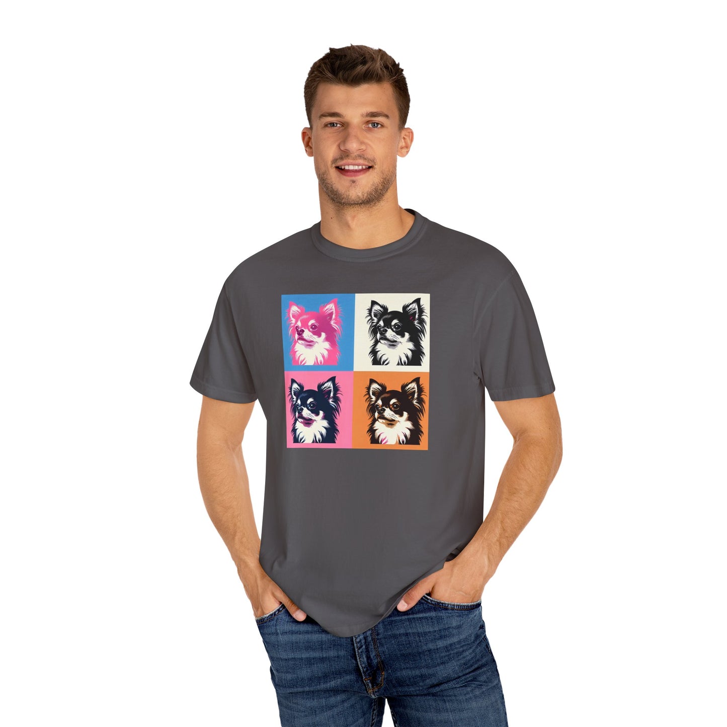 Colorful Chihuahua Unisex T-Shirt - Fun & Playful Pet Lover Gift
