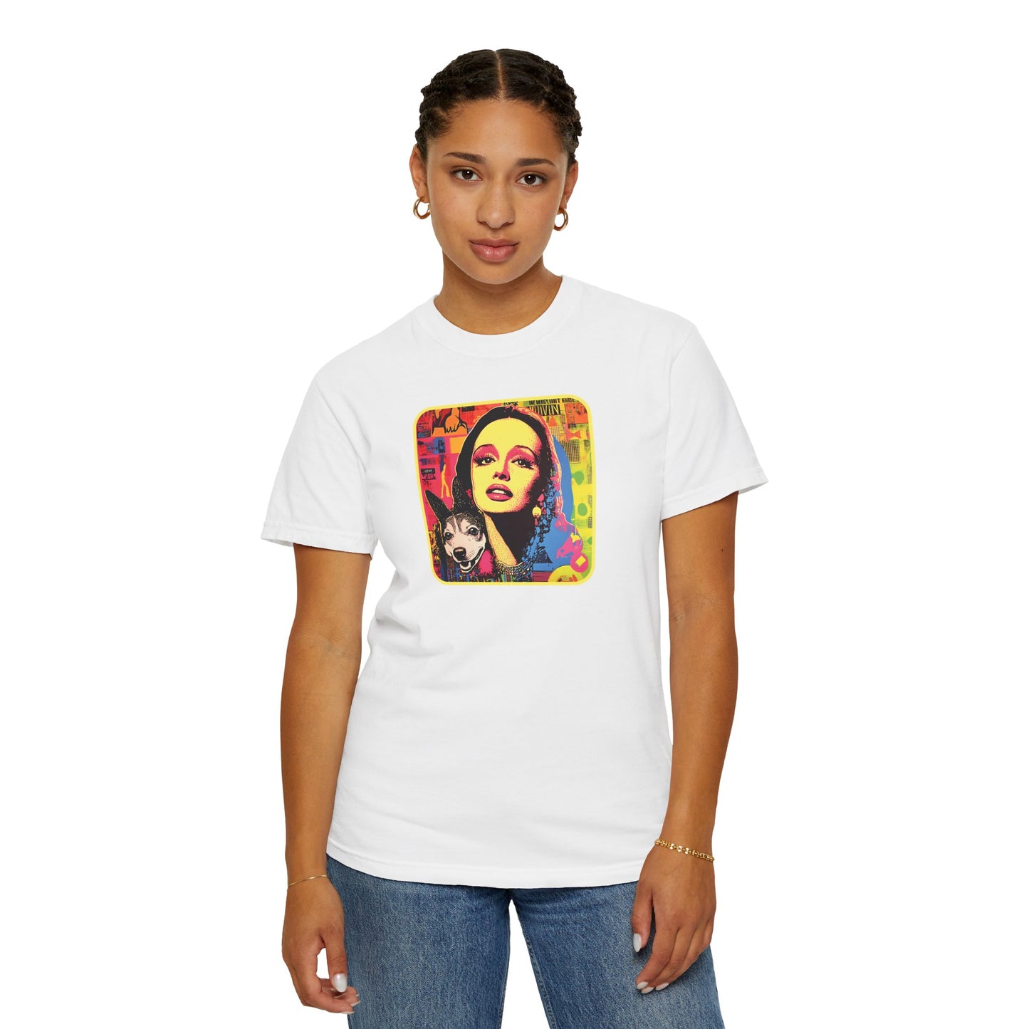 Pop Art Mom and Dog T-Shirt
