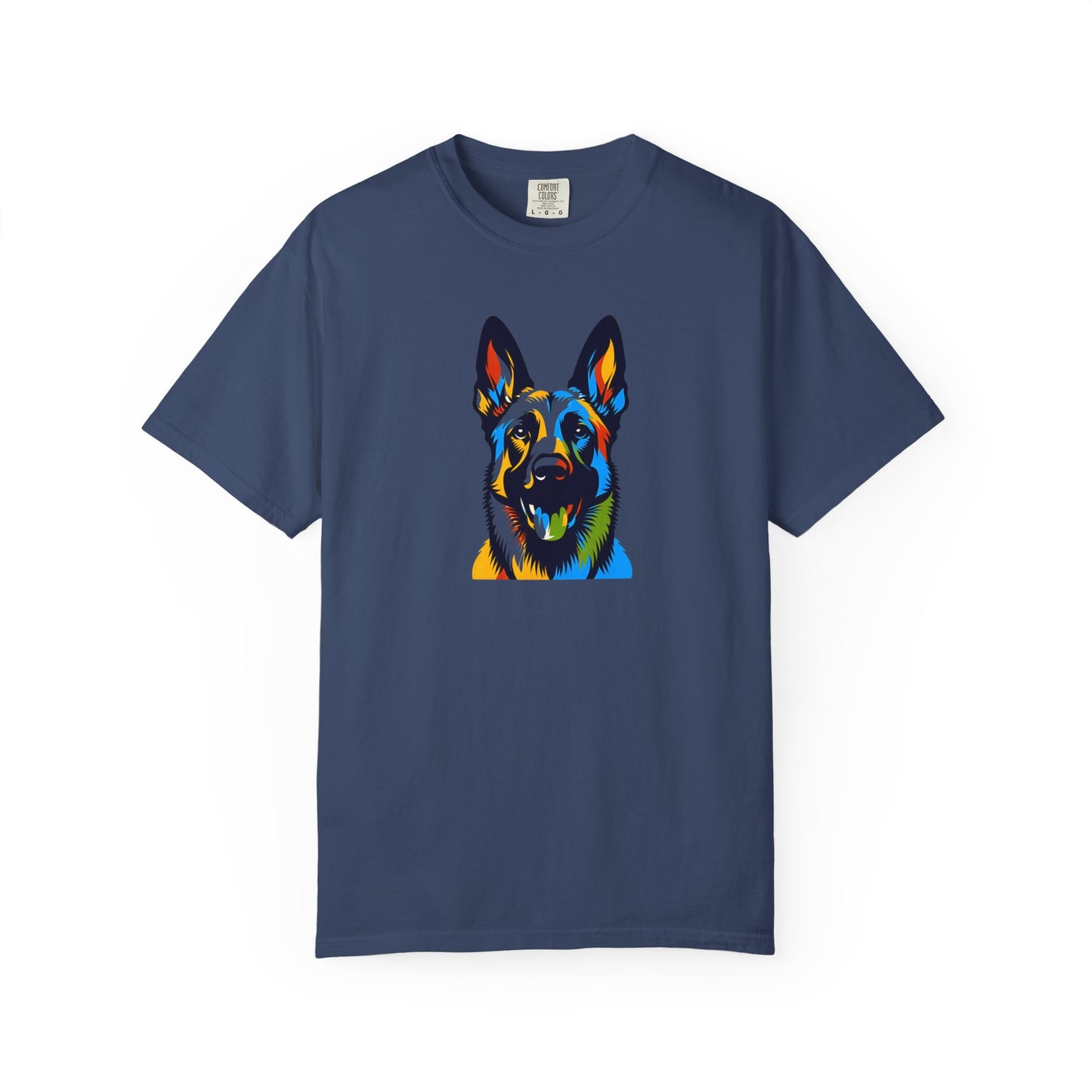 Colorful Belgium Malinois Art Unisex T-Shirt - Perfect for Pet Lovers