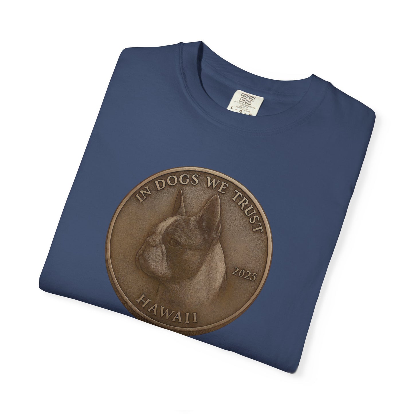 Hawaii State Coin T-Shirt Collection - Proud Dog Breed Illustrations