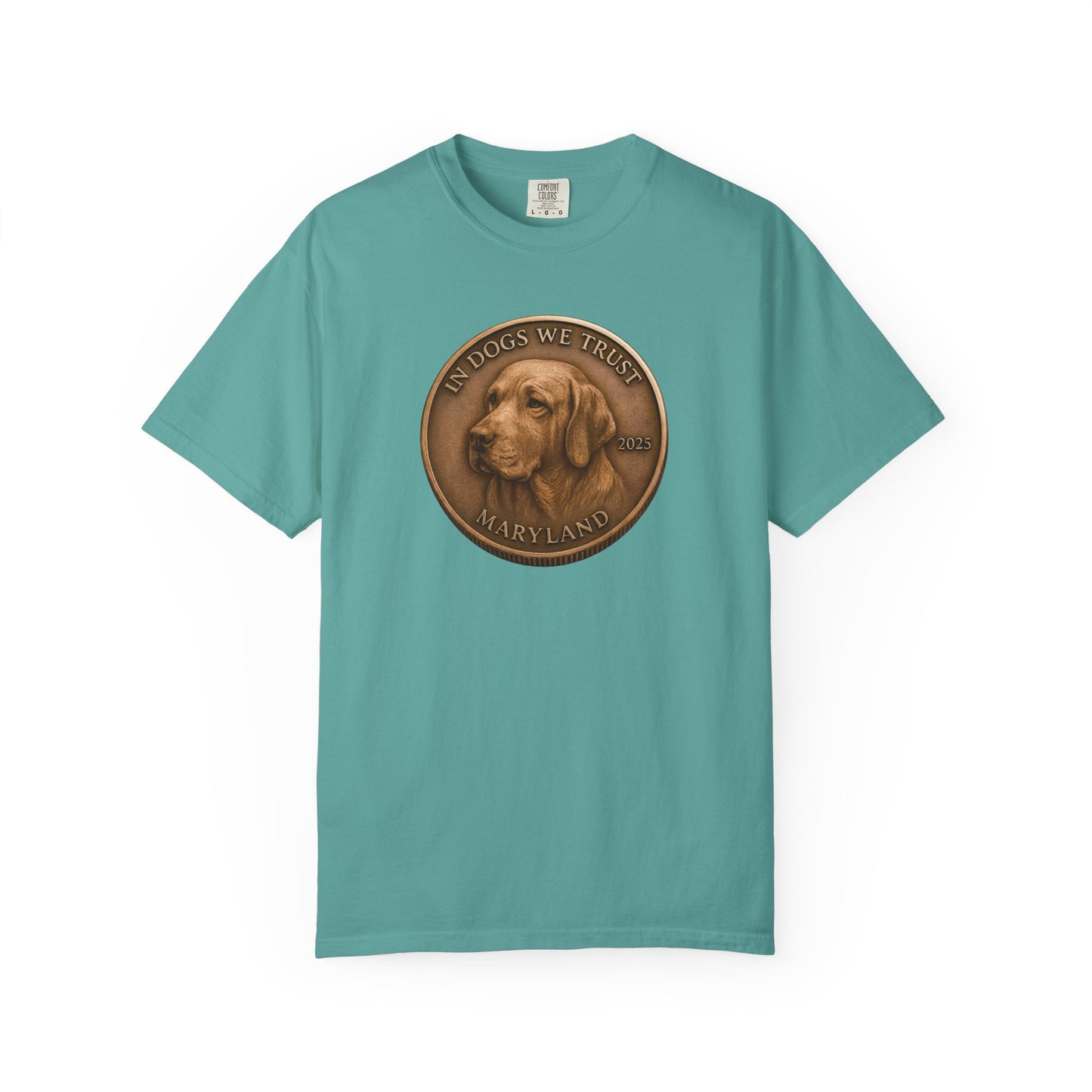 Maryland State Coin T-Shirt Collection - Proud Dog Breed Illustrations