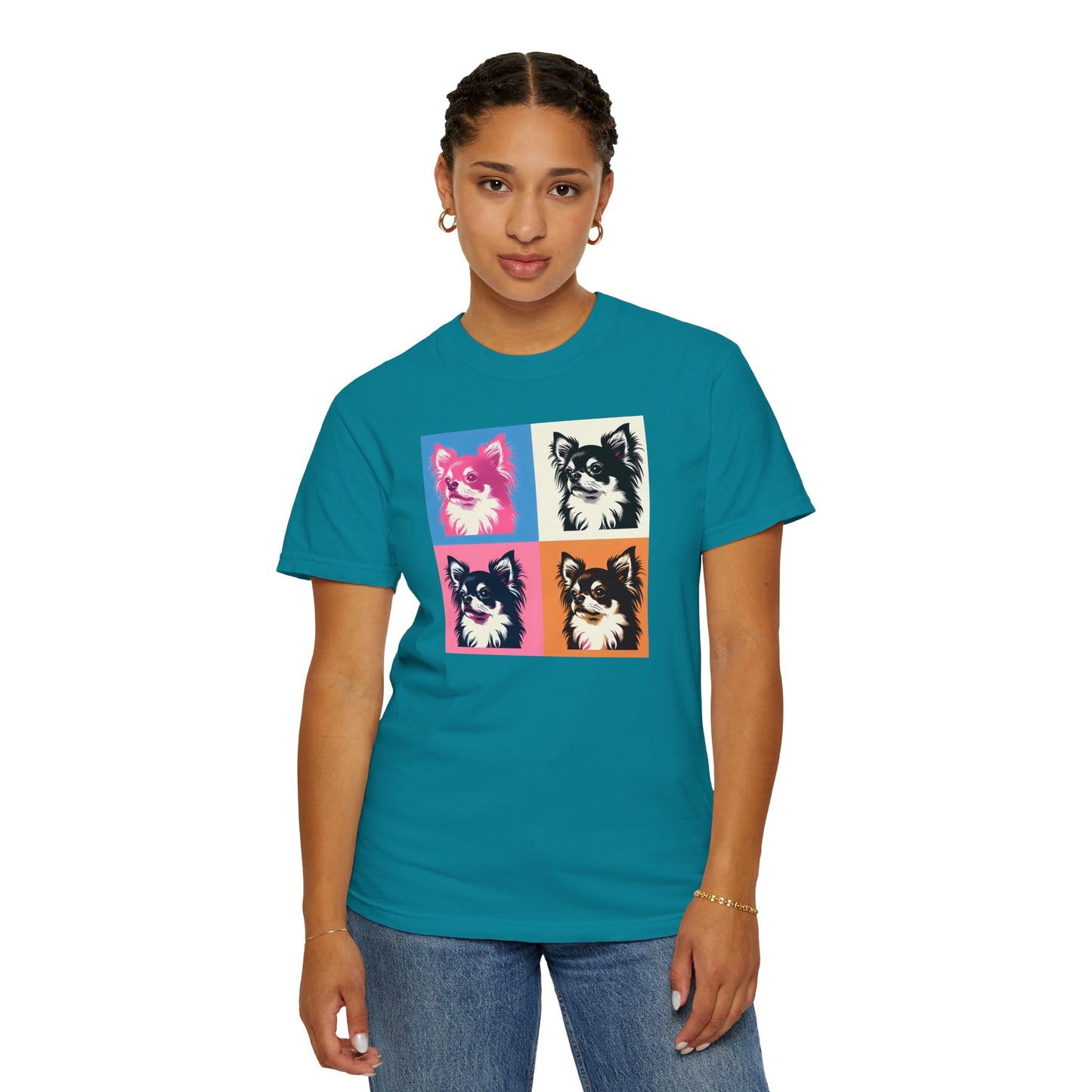 Colorful Chihuahua Unisex T-Shirt - Fun & Playful Pet Lover Gift